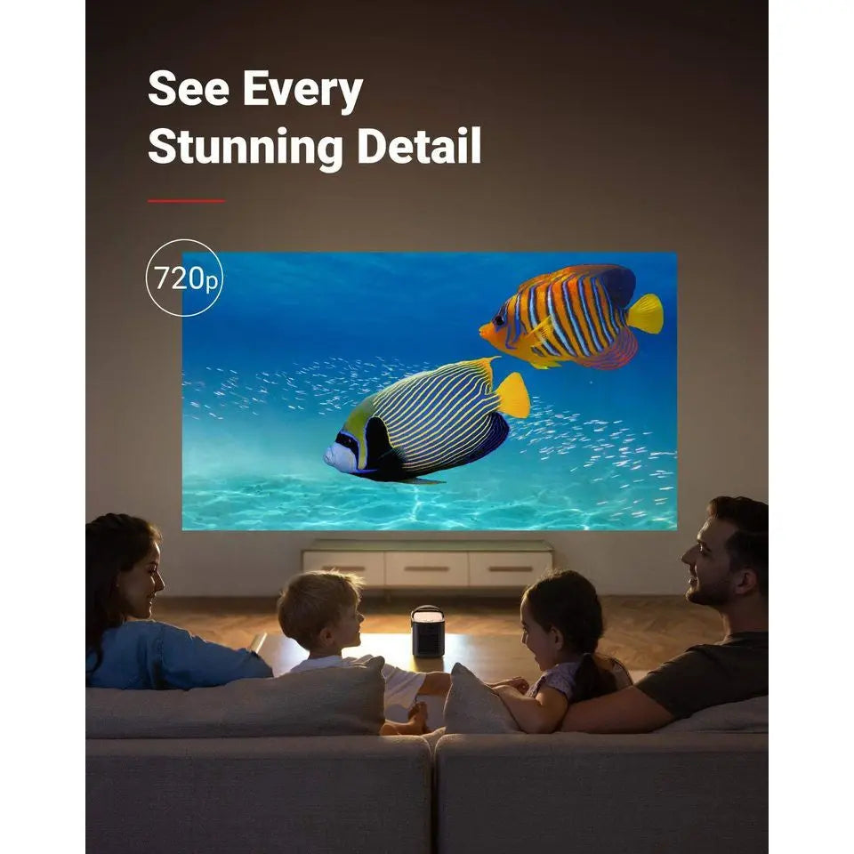 Nebula Mars II Pro 500 ANSI Lumen Portable Projector D2323 - HD Outdoor Movie Projector for Camping, Home Theater & Backyard Entertainment