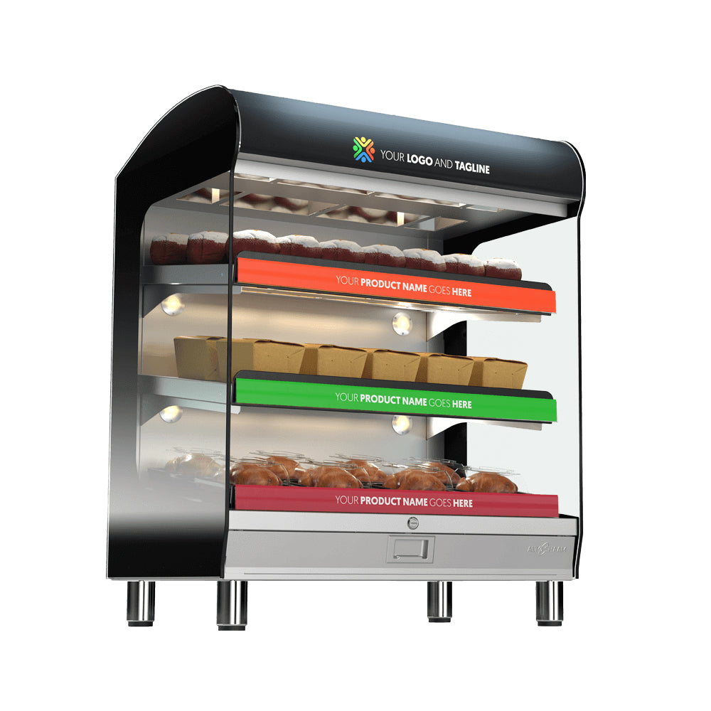 Alto Shaam 36-Inch Countertop Heated Food Display Shelf - HSM 36/3S/CT - Perfect for Restaurants, Cafes, and Buffets to Keep Food Warm and Fresh
