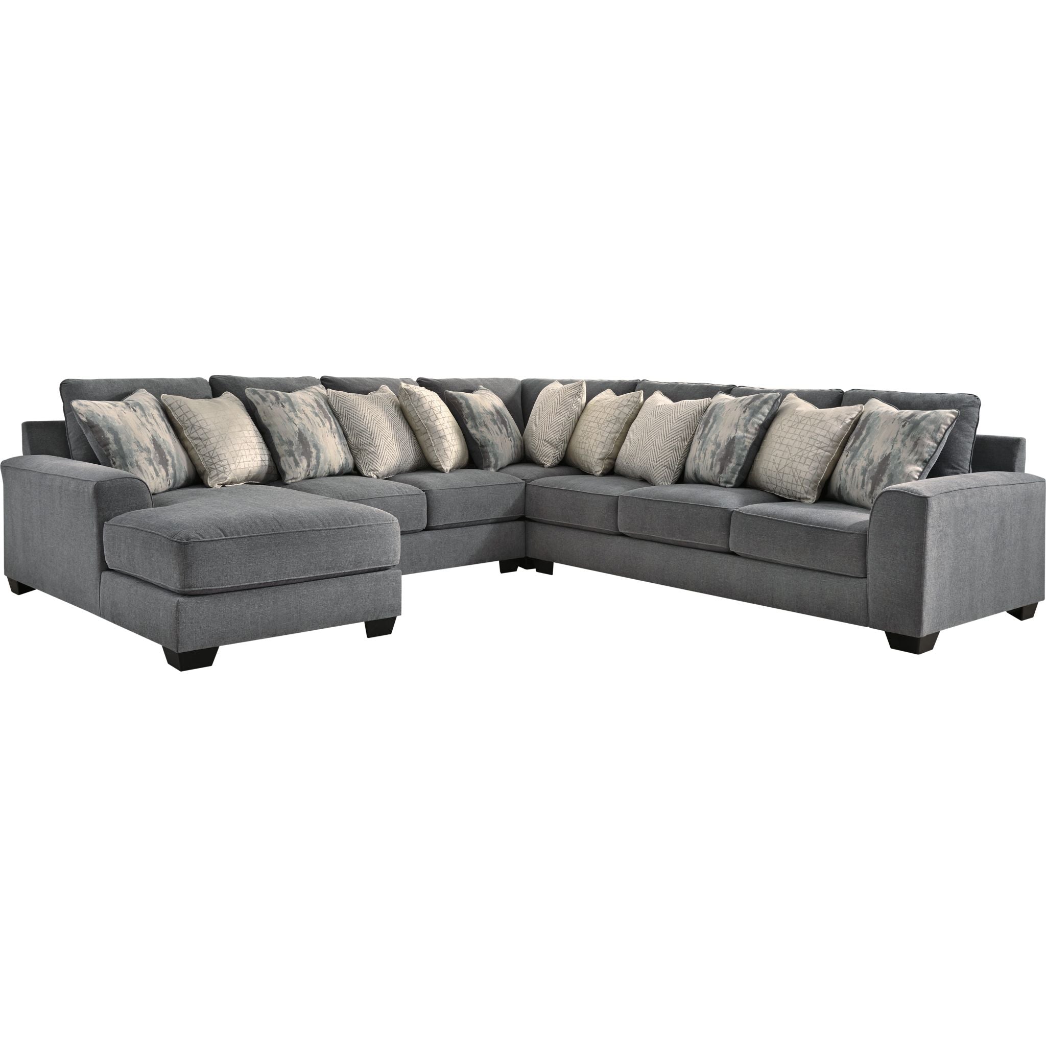 Castano Exclusive 4-Piece Sectional Sofa Set - Modern L-Shaped Living Room Furniture for Small Spaces | Perfect for Apartments, Condos & Cozy Family Gatherings