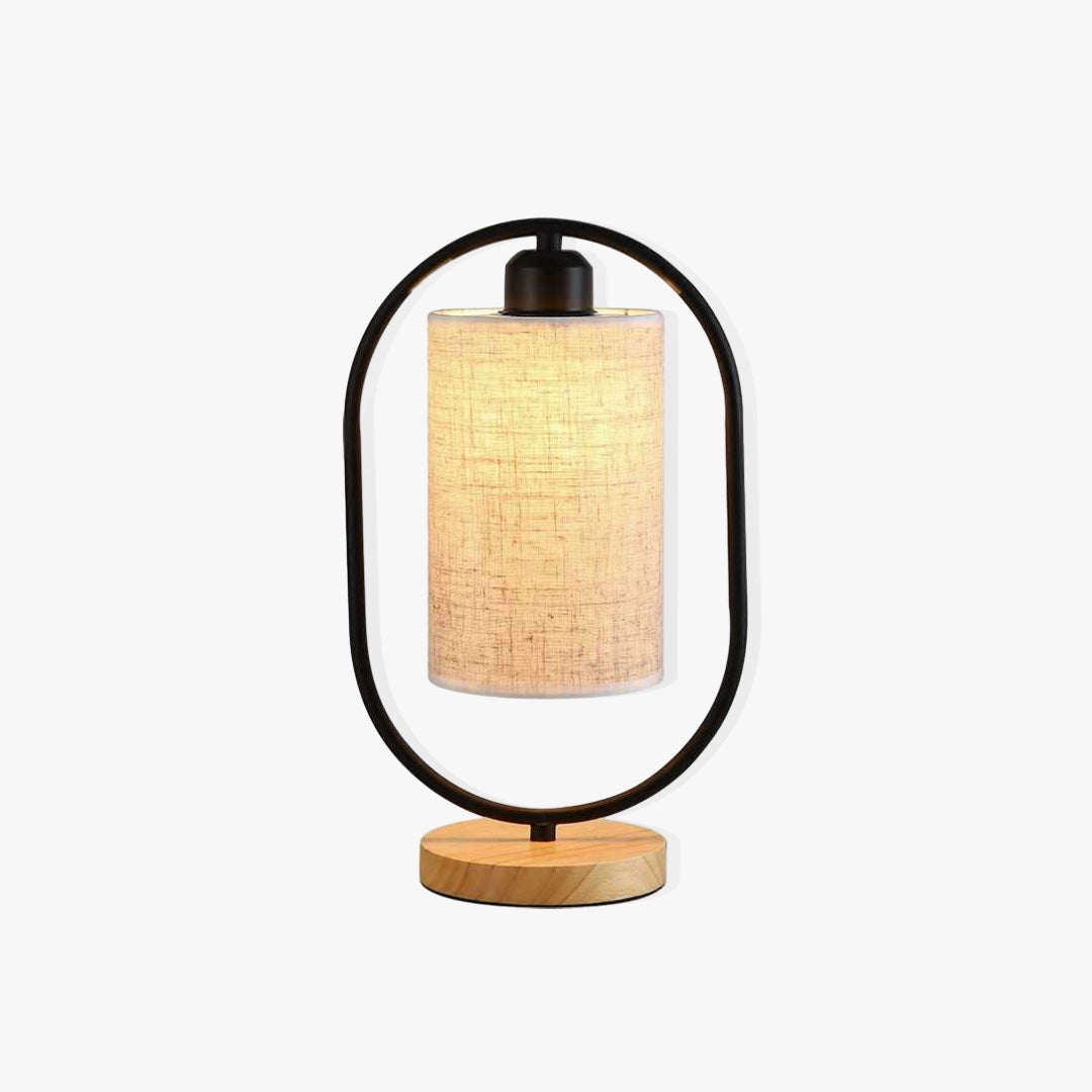 Nordic Modern Table Lamp - Minimalist Wooden Nightstand Light for Bedroom, Living Room & Office - Warm White LED Bulb Included - Perfect for Reading, Relaxing & Decor