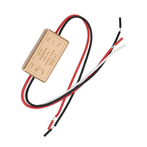 LF-100C 12-24V LED Light Control Module Switch Relay Flasher - Easy Installation for Car, Truck, Motorcycle LED Strobe & Flashing Lights - Perfect for Emergency Vehicles, Off-Road Lighting & Custom Auto Accessories
