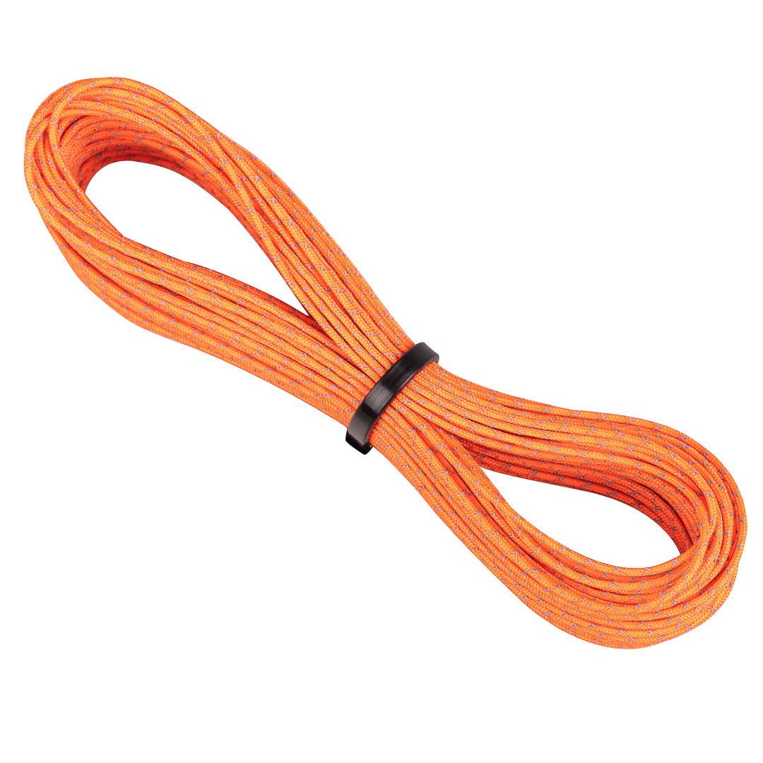 50 Feet 1.3mm Reflective Z Line Cord - High Visibility Safety Rope for Camping, Hiking, Emergency & Outdoor Activities