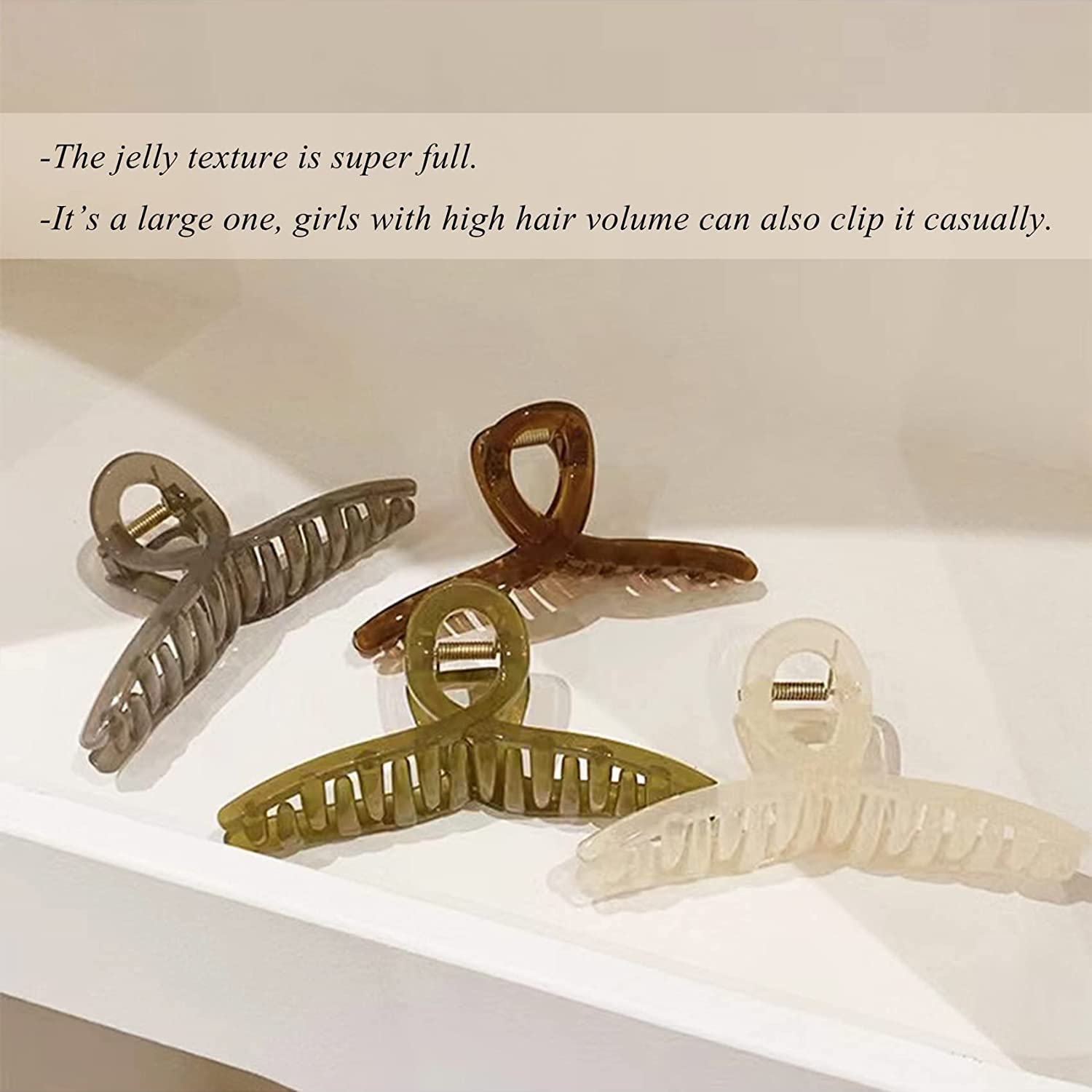 APPSAMBR Large Butterfly Hair Clips for Women - 4.1