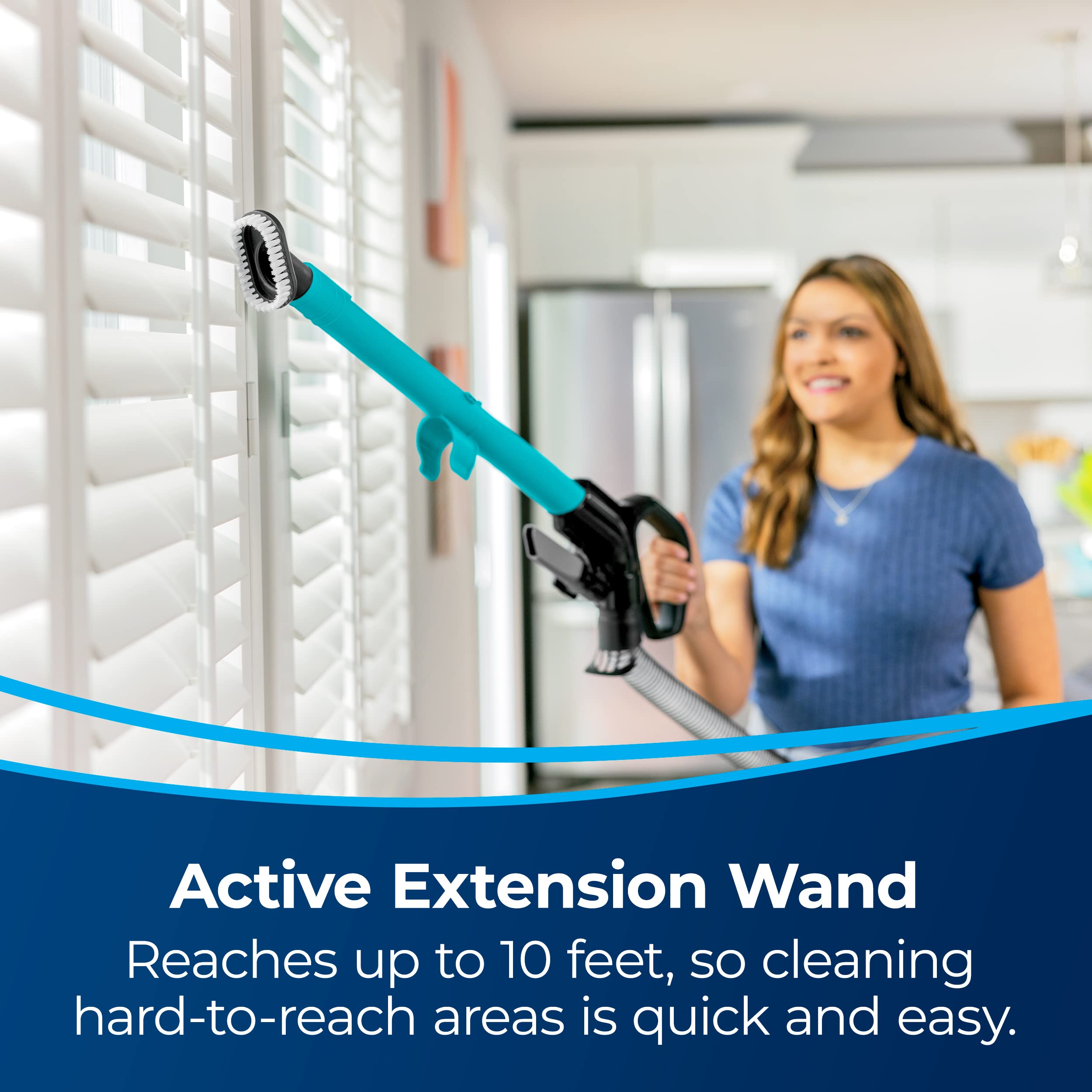 Bissell CleanView Rewind Upright Bagless Vacuum Cleaner with Automatic Cord Rewind & Active Wand - Model 3534 | Powerful Suction for Pet Hair, Carpets & Hard Floors | Perfect for Home Cleaning & Pet Owners