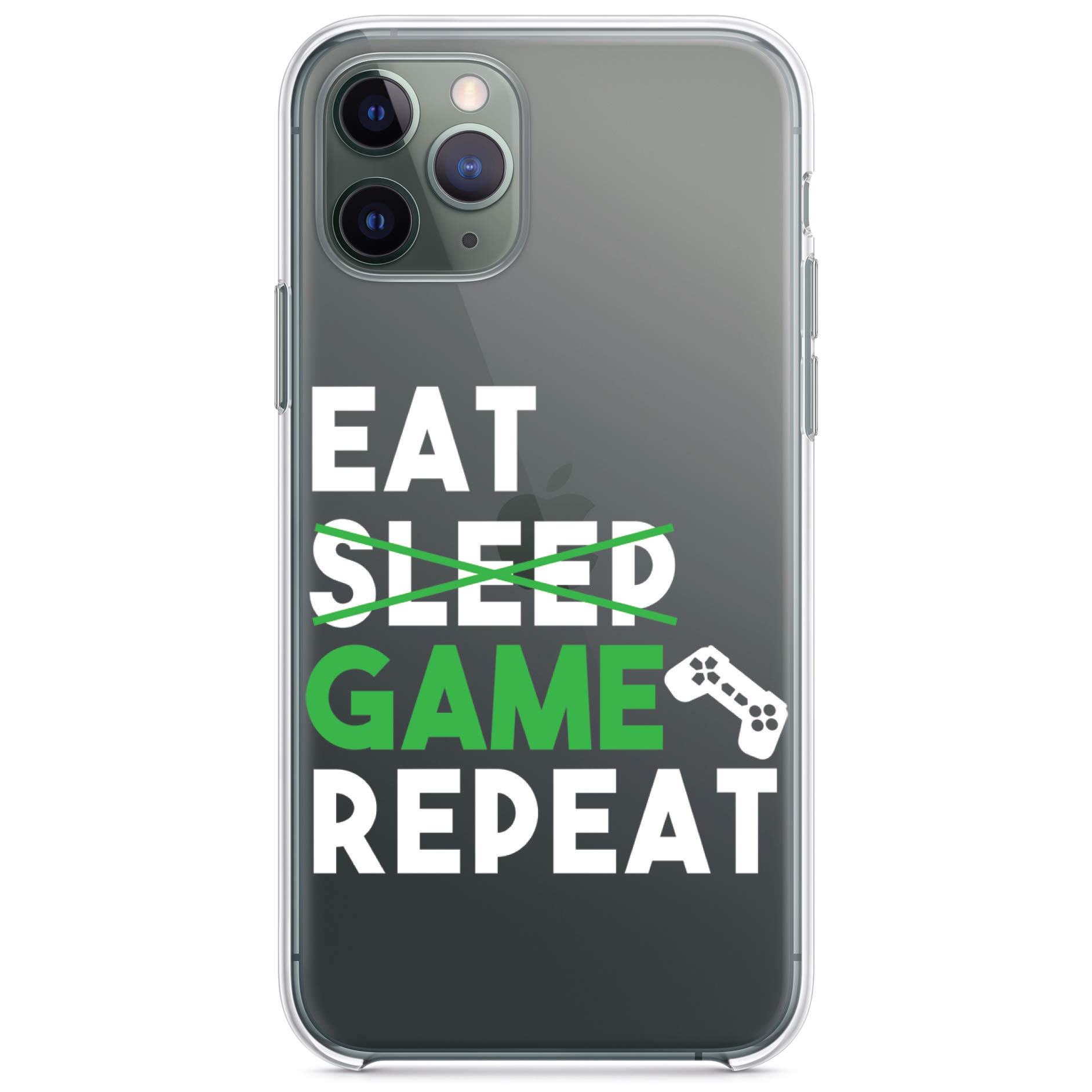 Premium Clear Shockproof Hybrid Case for iPhone 12/12 Pro (6.1 Inch) with TPU Bumper & Acrylic Back | Includes Tempered Glass Screen Protector | Durable Protection for Gamers | Perfect for Gaming, Work & Everyday Use