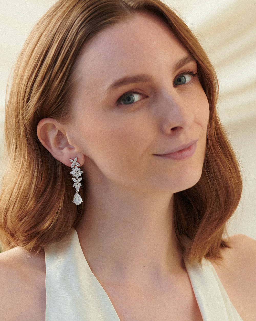 Gigi CZ Stud Earrings for Women - Sparkling Cubic Zirconia Earrings for Everyday Wear & Special Occasions