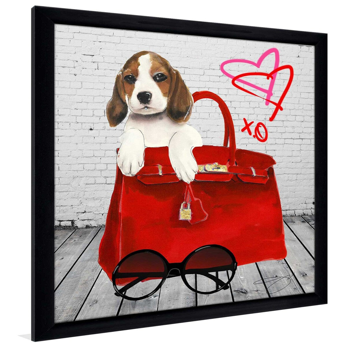 Beagle by Jodi - Premium Acrylic Wall Art Print - Perfect for Home Decor, Office & Gift Giving