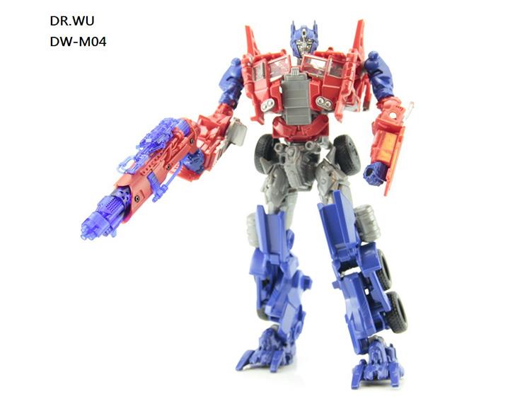 Dr. Wu DW M04A Blaster Toy - Red & Translucent Blue Collectible Action Figure for Kids & Adults | Perfect for Display, Gifts & Sci-Fi Collections