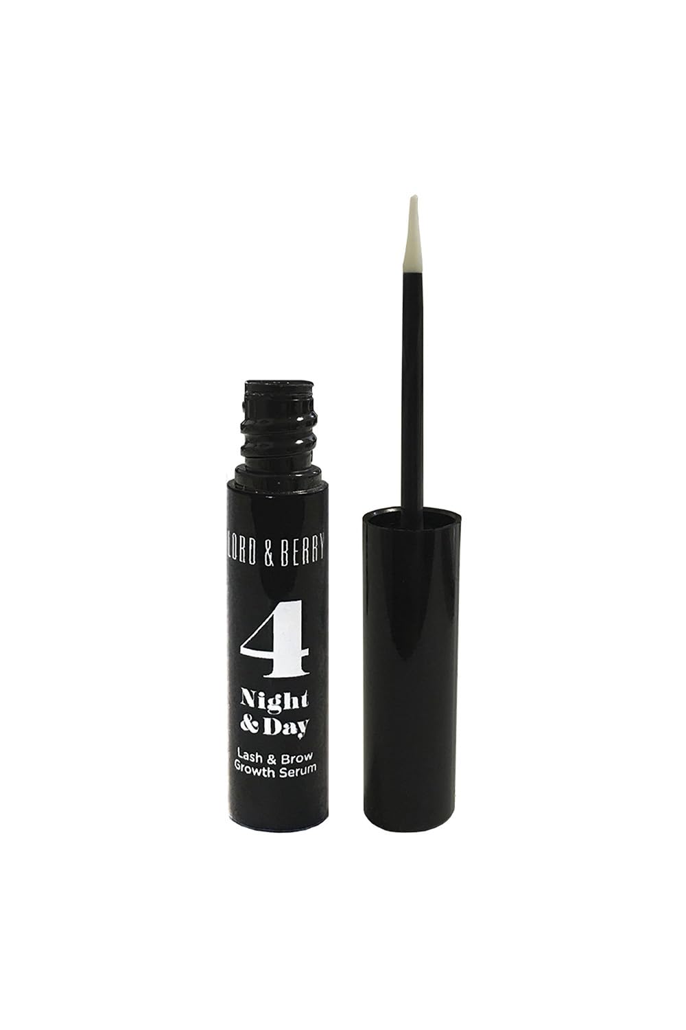 Lord and Berry 4 Night and Day Lash & Brow Growth Serum - Natural Nourishing Formula for Thicker, Fuller Eyelashes & Eyebrows | Perfect for Daily Beauty Routine & Special Occasions