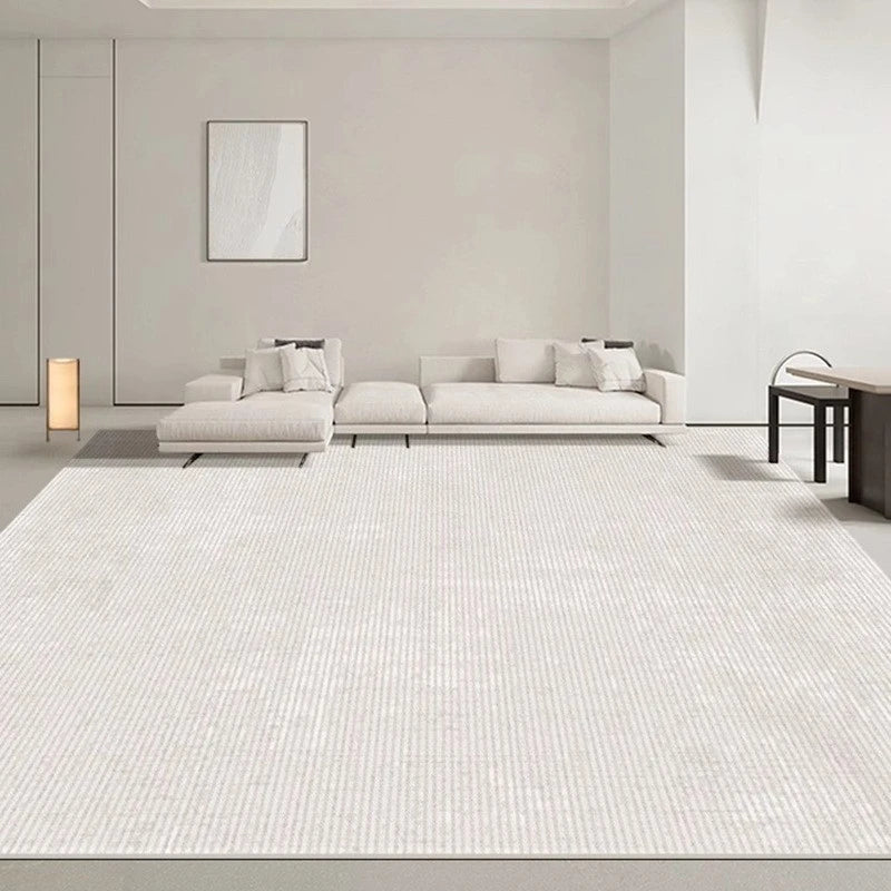 Elowen Modern Minimalist Velvet Waterproof Area Rug - Soft Non-Slip Living Room Rug for Bedroom, Nursery & Office - Easy to Clean Home Decor Carpet