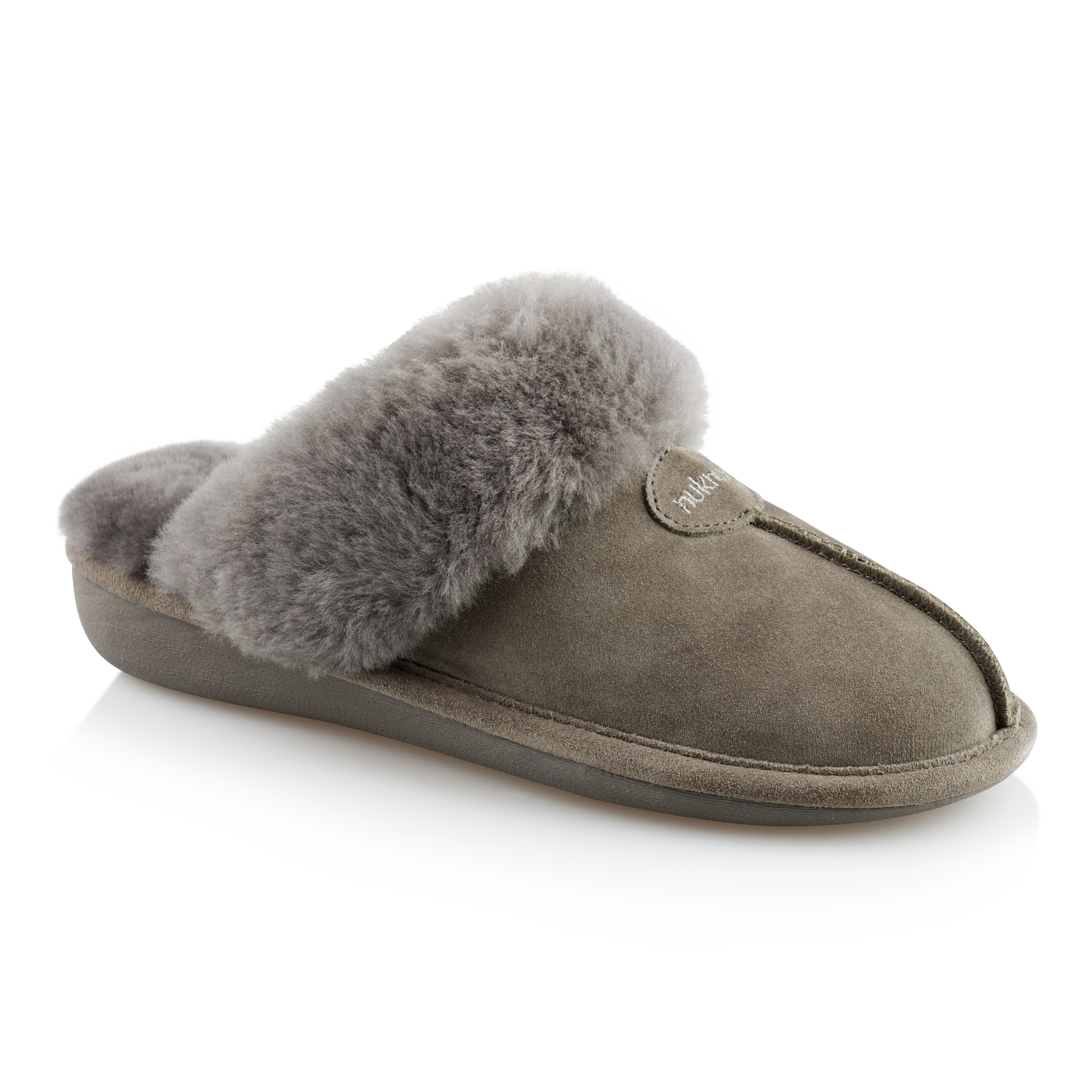 Becca Women's Cozy Memory Foam Slippers - Soft Indoor/Outdoor House Shoes for Women, Grey - Perfect for Relaxing at Home, Lounging & Errands