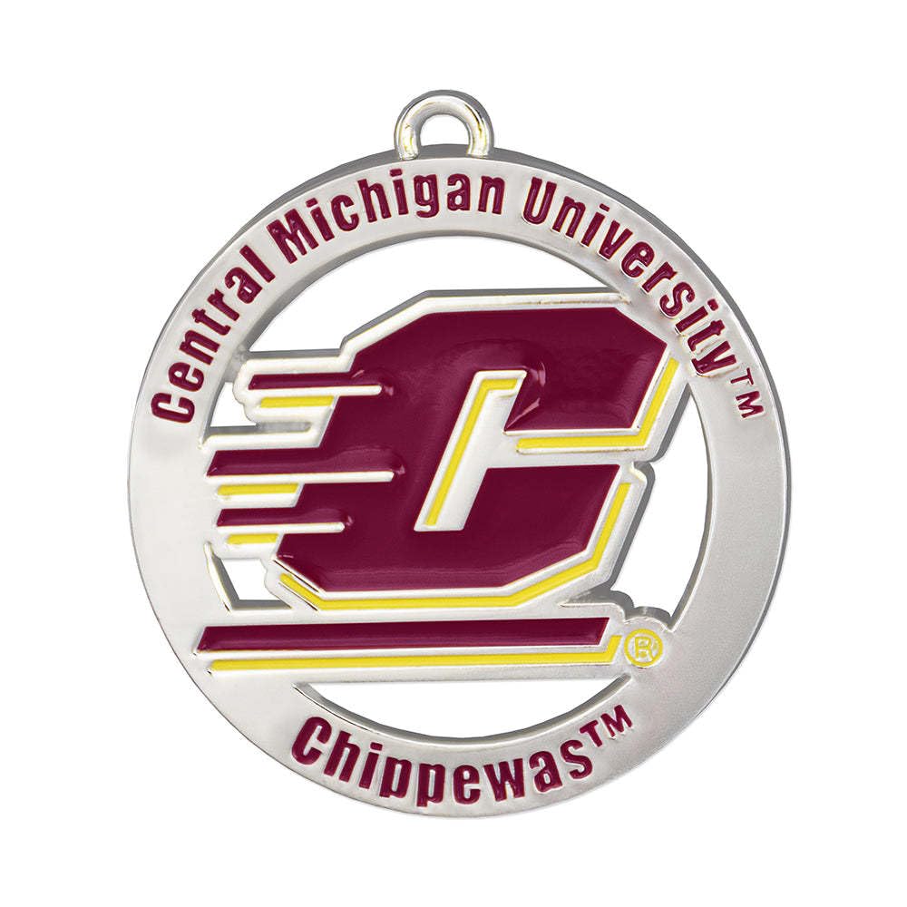 NCAA Central Michigan Chippewas Christmas Ornament - Team Spirit Holiday Decor for Fans | Perfect for Tree Decorations, Gift Giving & College Memorabilia Display