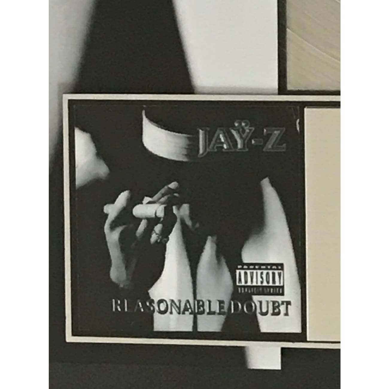 Jay Z Reasonable Doubt RIAA Platinum Album Award - Official Certified Music Plaque - Perfect for Hip Hop Fans, Music Collectors & Home/Office Decor