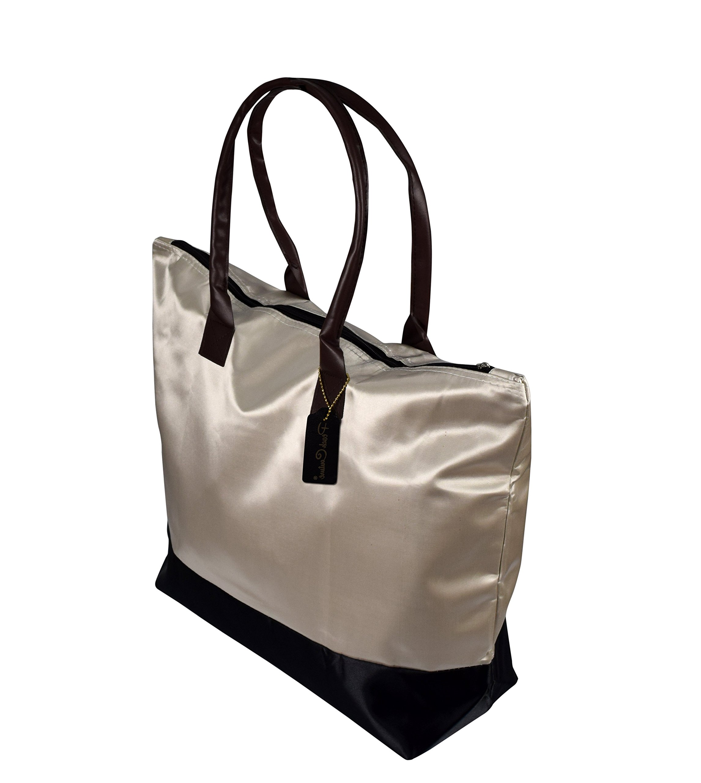 Stylish Women's Large Beach Tote Bag - Fashionable Travel Shoulder Purse for Summer Vacations, Pool Parties & Weekend Getaways
