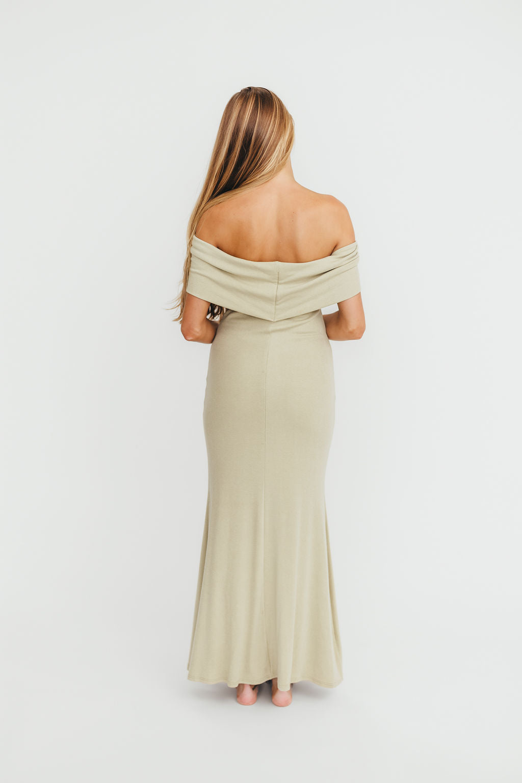 Monroe Maxi Dress in Sage - Bump Friendly Maternity Dress for Women | Comfortable & Stylish Pregnancy Outfit for Casual Wear, Baby Showers & Special Occasions