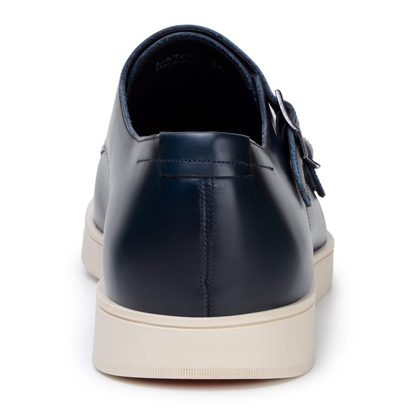 Belvedere Marcio Hybrid Double Buckle Dress Shoes for Men - Navy Blue Formal & Business Casual Oxfords - Perfect for Office, Weddings & Special Occasions