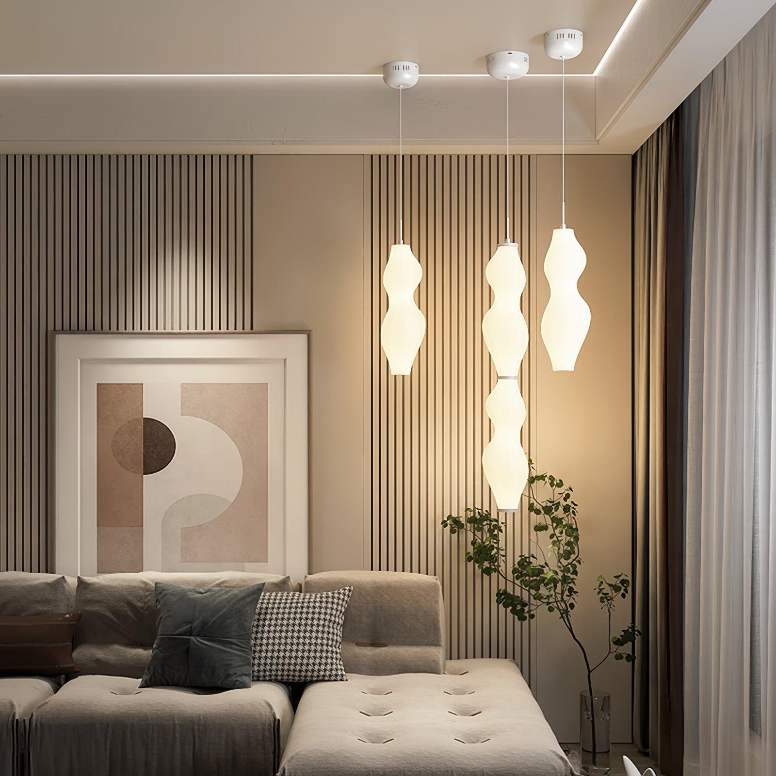 Empirico Modern Pendant Light - Sleek Hanging Lamp for Kitchen Island, Dining Room, and Bedroom Lighting - Energy Efficient LED Ceiling Fixture