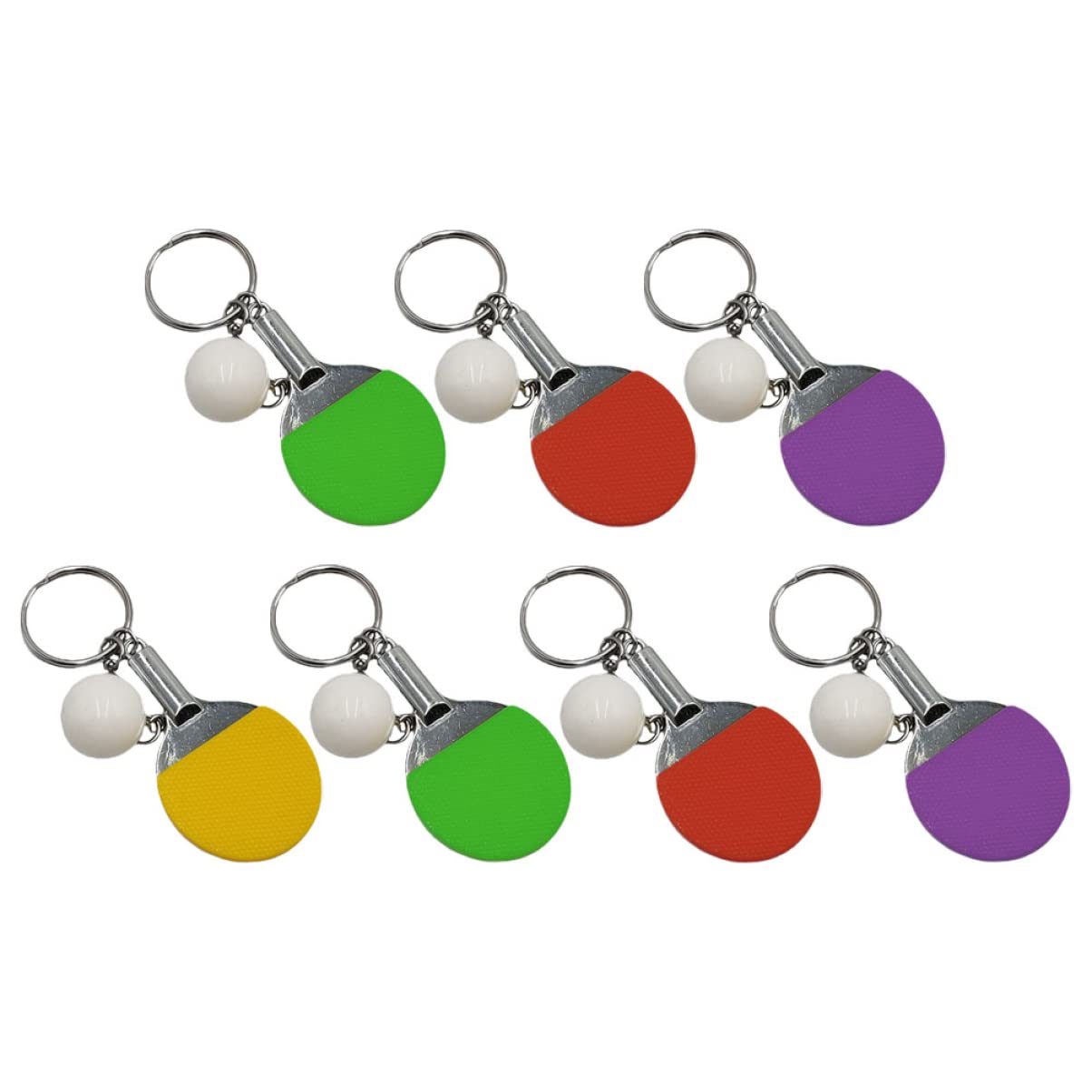 Didiseaon Kids Keychain Set - Tennis Racket & Mini Table Car Key Holder, Sports Themed Gift for Children - Perfect for School Backpacks, Sports Enthusiasts & Car Keys Organization