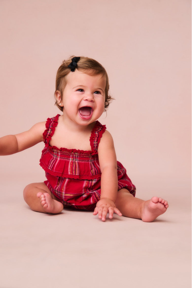 Baby Nadiana Tartan Pinafore Dress - Cute Plaid Jumper for Girls | Perfect for Holidays, Photos & Special Occasions