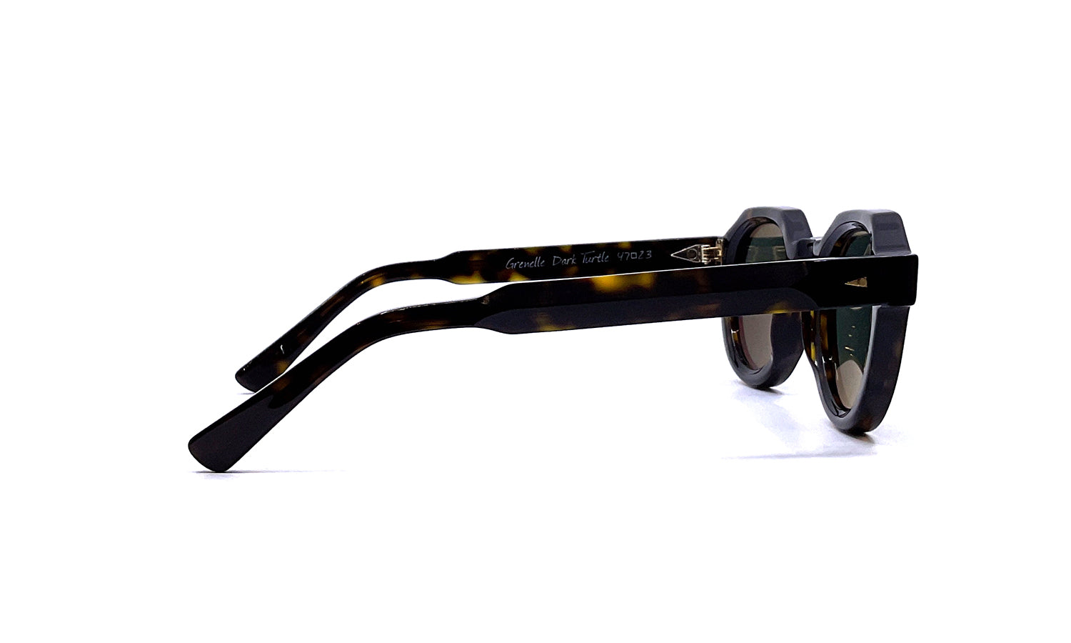 Ahlem Grenelle Sunglasses - Dark Tortoise Frame with UV Protection - Perfect for Outdoor Activities, Travel, and Fashion Accessories