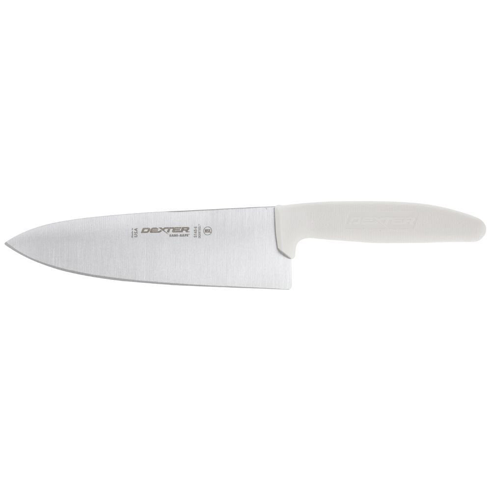 Dexter S145 6PCP (12603) Sani Safe 6-Inch Professional Cook's Knife - White Kitchen Knife for Chefs, Home Cooking & Food Prep