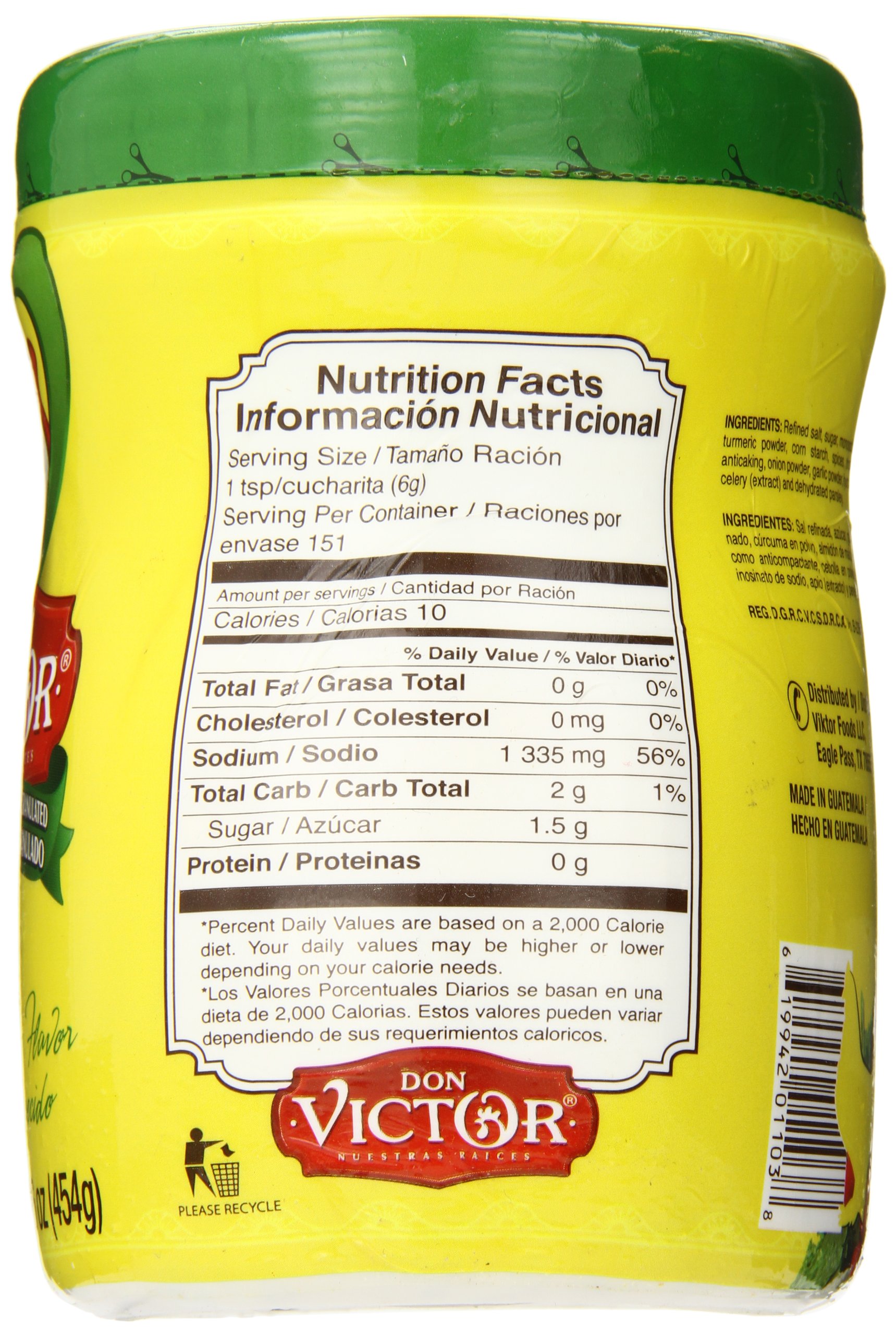 Don Victor Chicken Bouillon - 16 oz (1 lb) Premium Seasoning for Soups, Stews & Mexican Dishes | Authentic Flavor Enhancer for Home Cooking & Restaurant Use