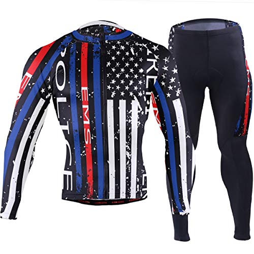 Police Firefighter Ems American Flag