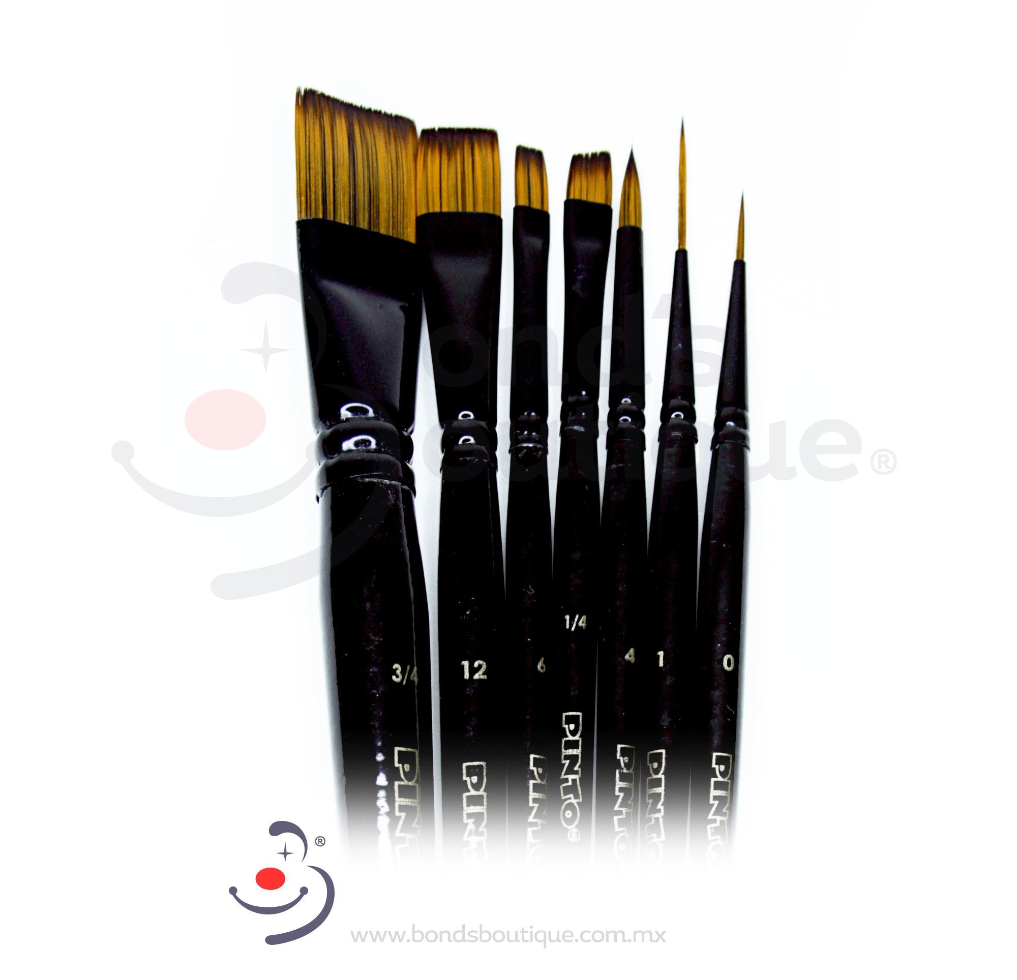 Professional Makeup Brush Set (7 Pieces) - Perfect for Foundation, Blending, Contouring & More - Ideal for Home & Travel Use