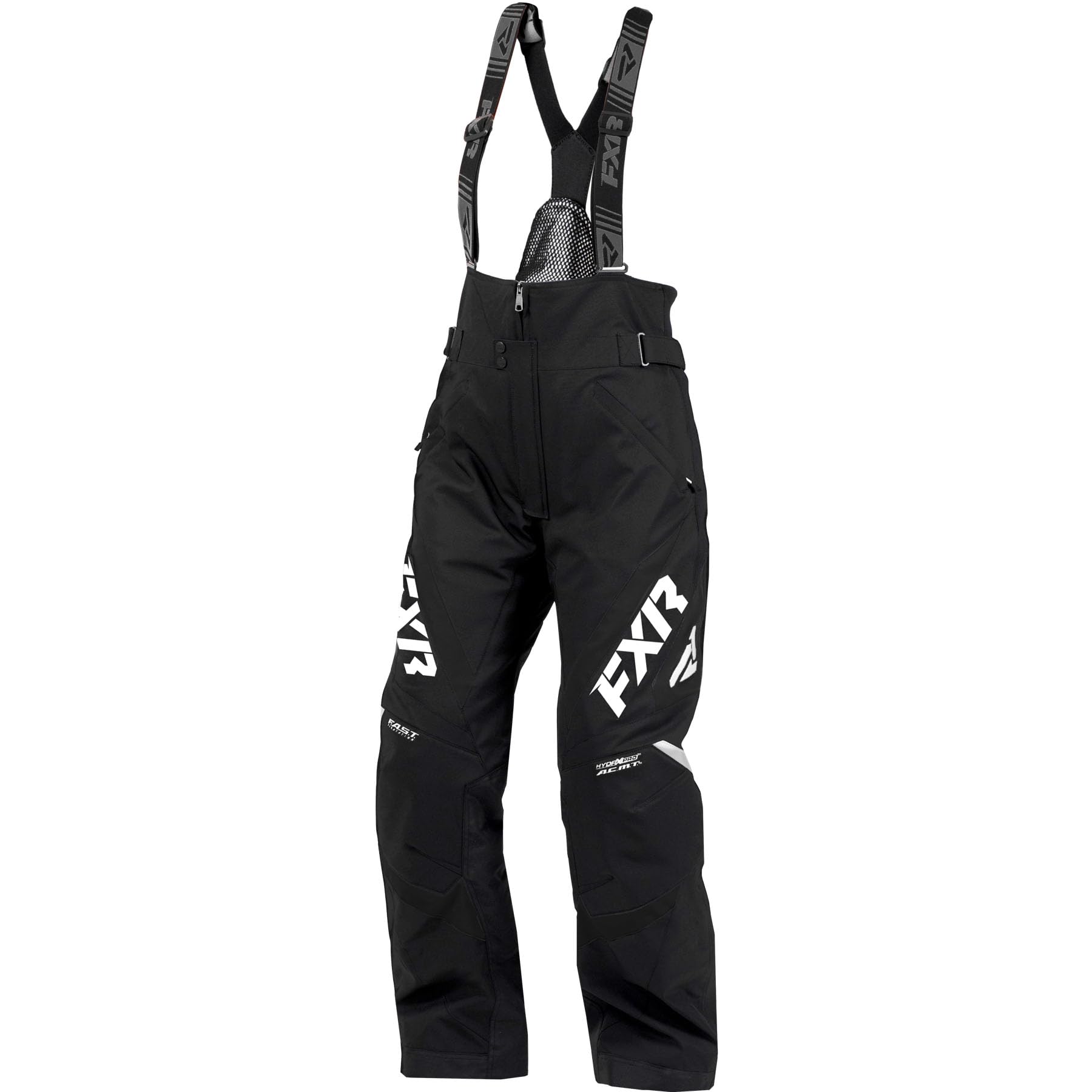 FXR Women's Adrenaline Insulated Snowmobile Pants 2025 - Waterproof Winter Snow Pants for Cold Weather Riding (Black/White, Size 4) - Perfect for Snowmobiling, Skiing & Outdoor Winter Adventures