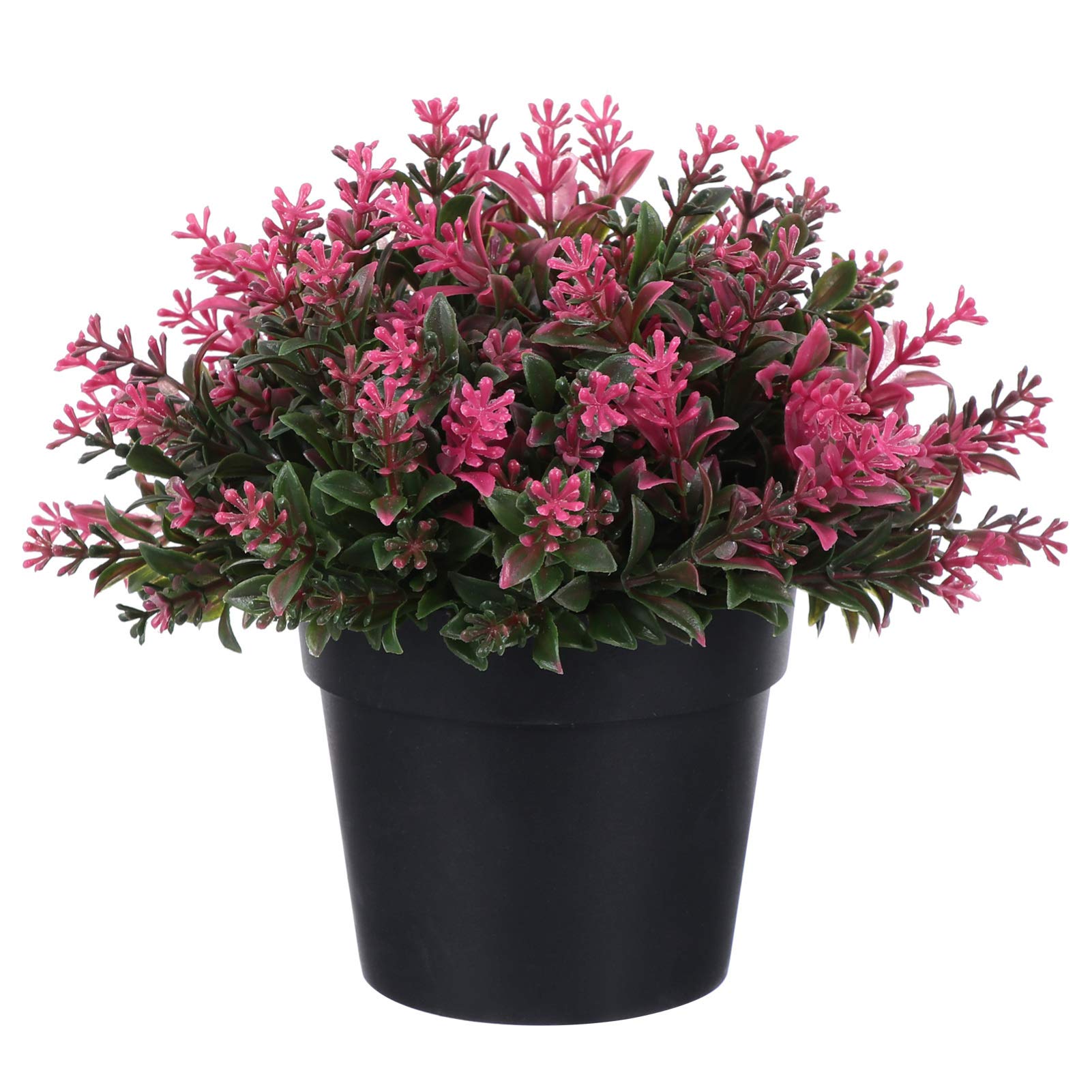 Small Artificial Potted Plants - Fake Bonsai & Tabletop Greenery for Home, Office, Indoor & Outdoor Decor - Perfect for Desks, Shelves, and Living Spaces