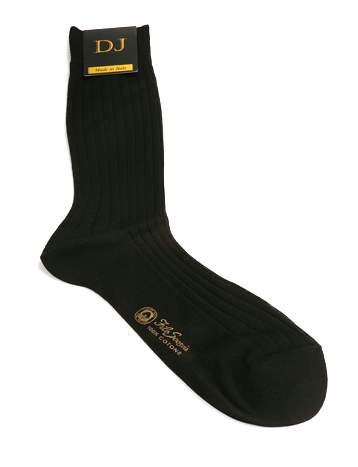 Daniel Jacob Men's 6 Pairs Cotton Socks - 100% Breathable Striped Crew Socks for Casual, Work & Sports - Comfortable Everyday Socks for Men