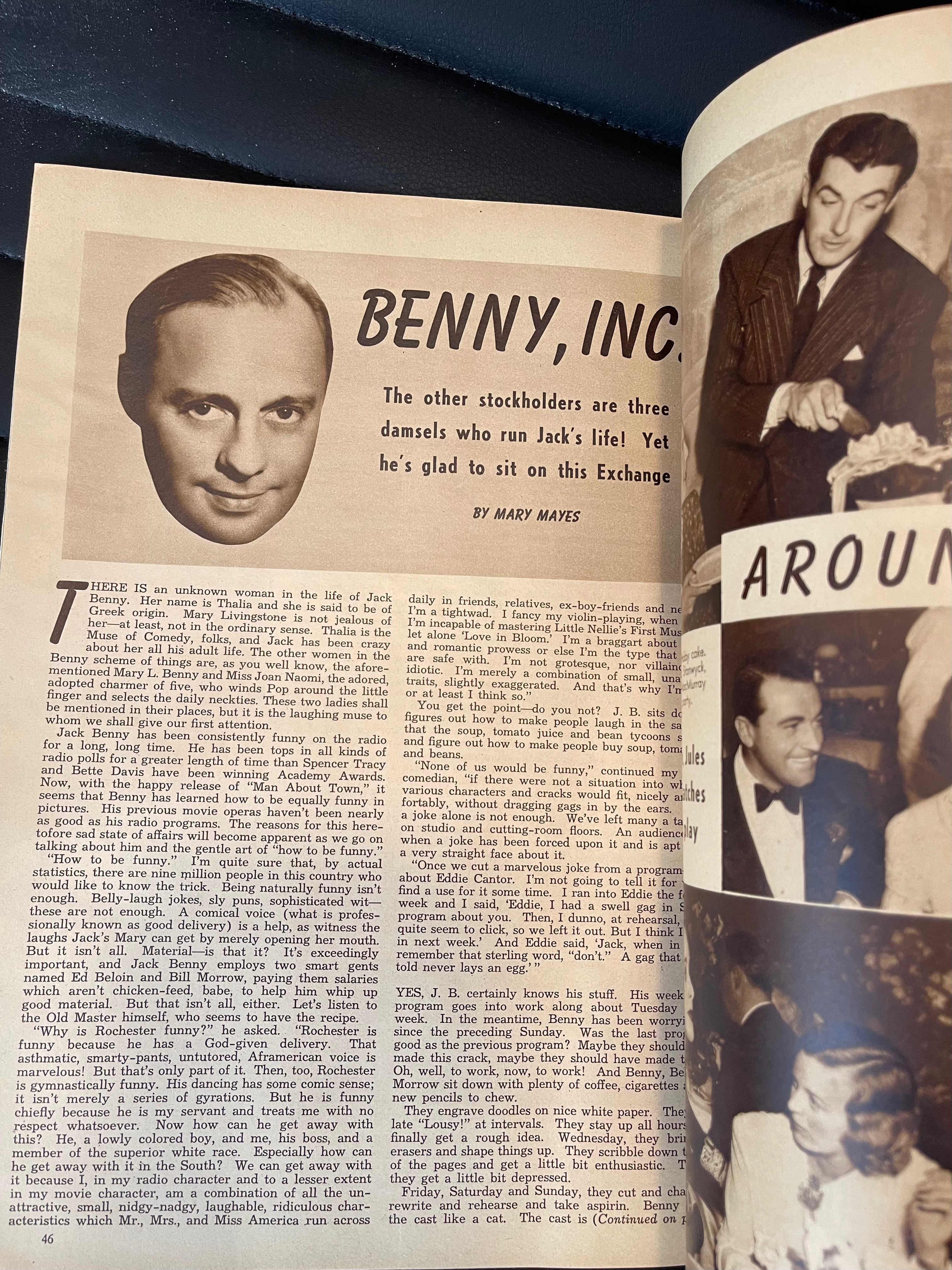 Vintage 1939 Modern Screen Movie Magazine - Classic Hollywood Collectible for Film Buffs & Memorabilia Enthusiasts | Perfect for Home Decor, Gift Ideas & Retro Themed Parties