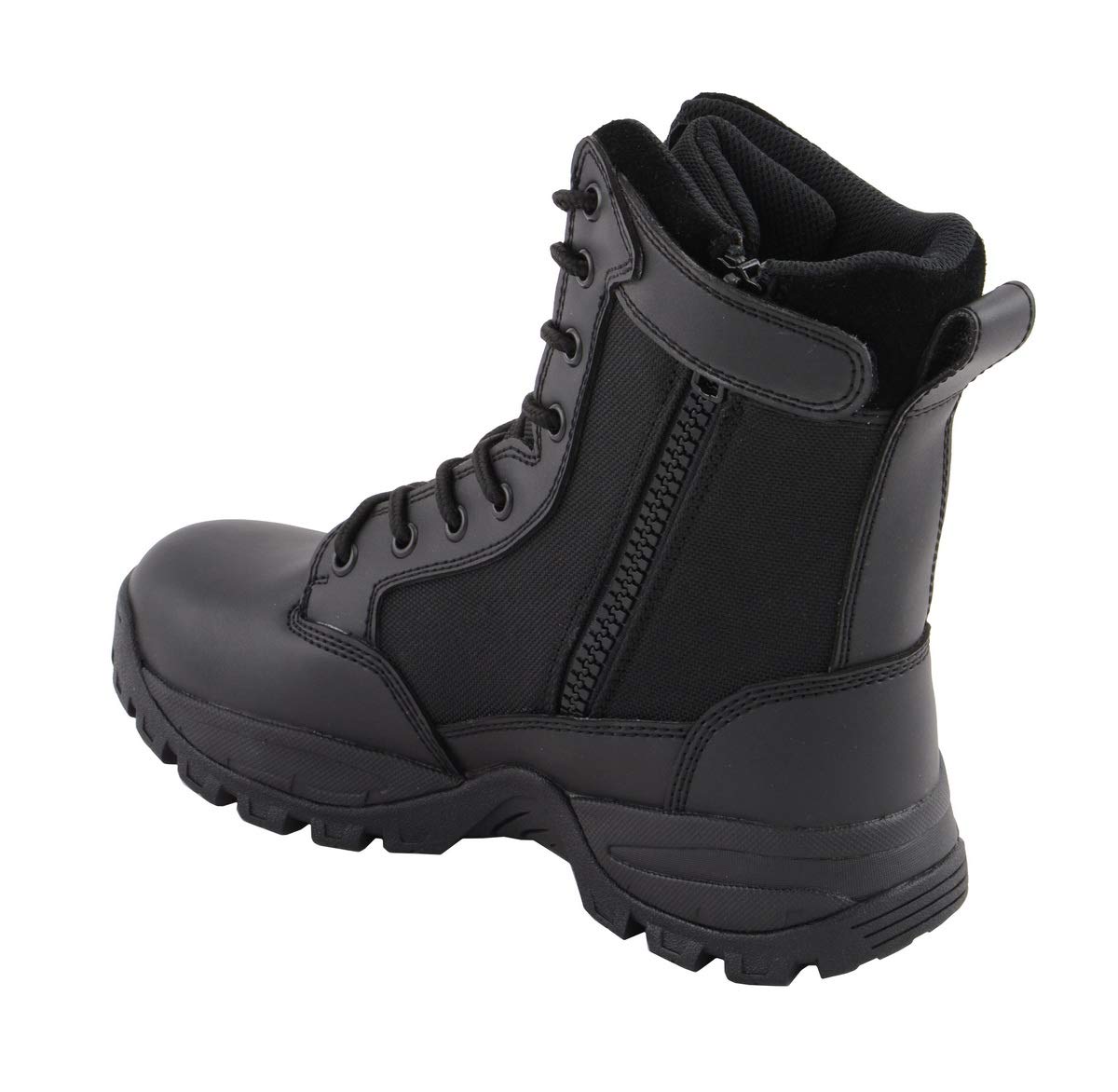 Milwaukee Performance Women's Tactical Boots with Side Zipper - Durable Work Boots for Construction, Hiking & Outdoor Activities