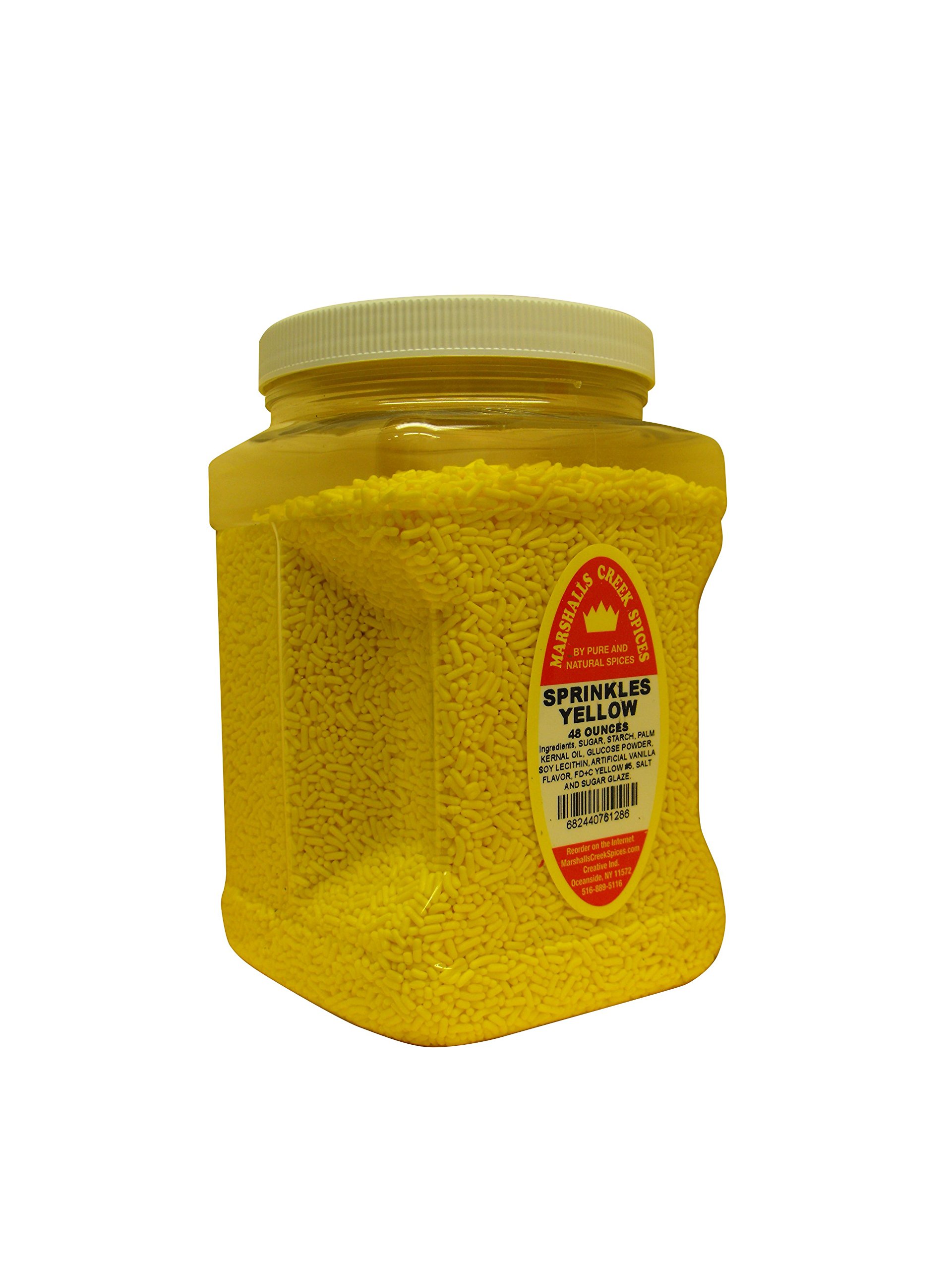 Premium Family Size Marshalls Creek Kosher Spices (ST24) - 40oz Yellow Seasoning Sprinkles for Baking, Cooking & BBQ | All-Purpose Kosher Seasoning for Meats, Vegetables & Popcorn