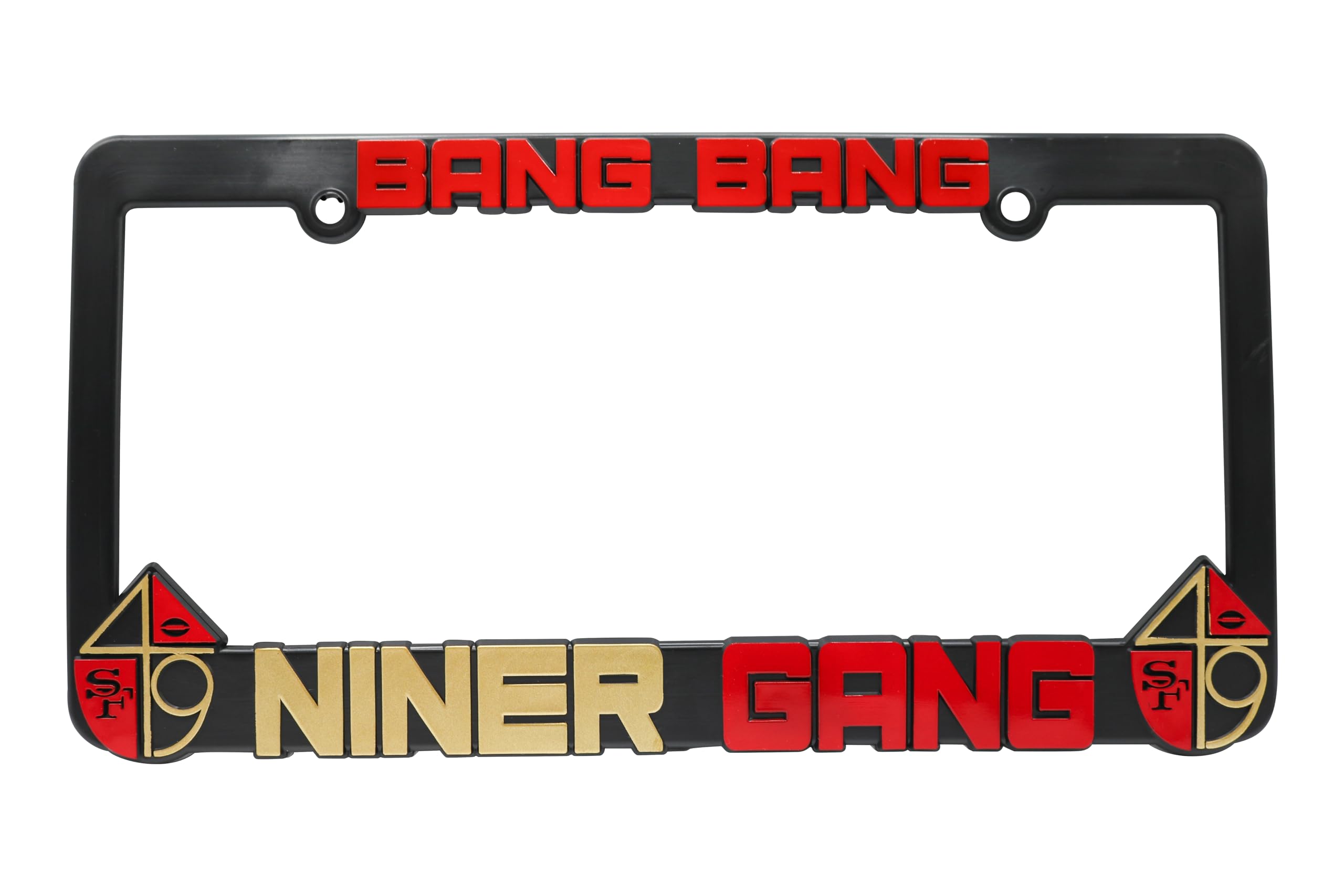 3D San Francisco License Plate Frame - Universal ABS Cover for Car, Truck & SUV - Auto Accessories for Road Trips