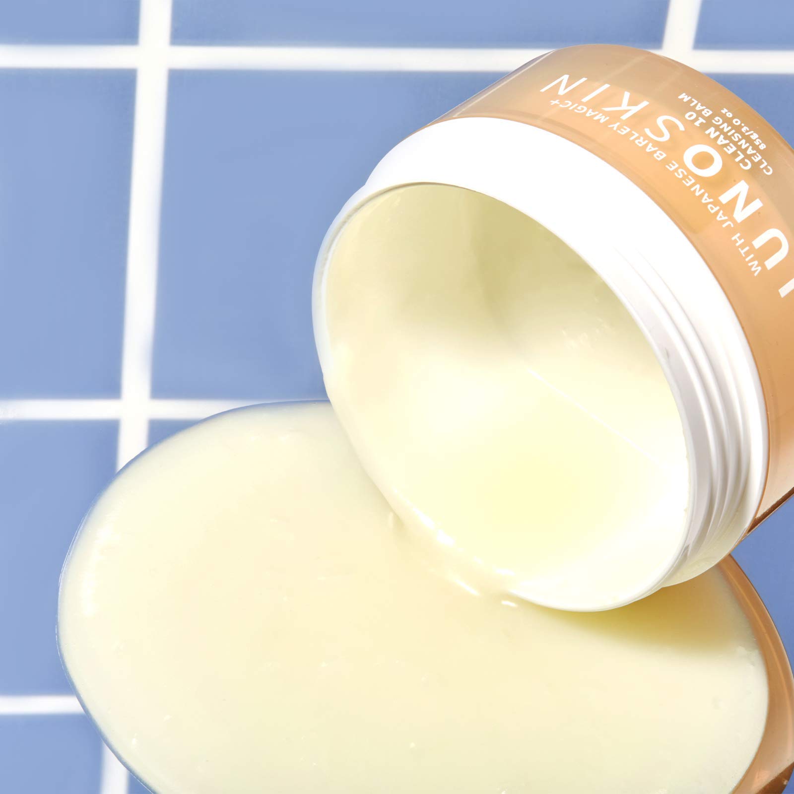 JUNO & Co. Clean 10 Cleansing Balm & Hydrating Lip Milk - Moisturizing Lip Balm for Dry Lips | Makeup Remover & Overnight Lip Treatment for Soft, Smooth Skin | Perfect for Daily Skincare & Nighttime Routine