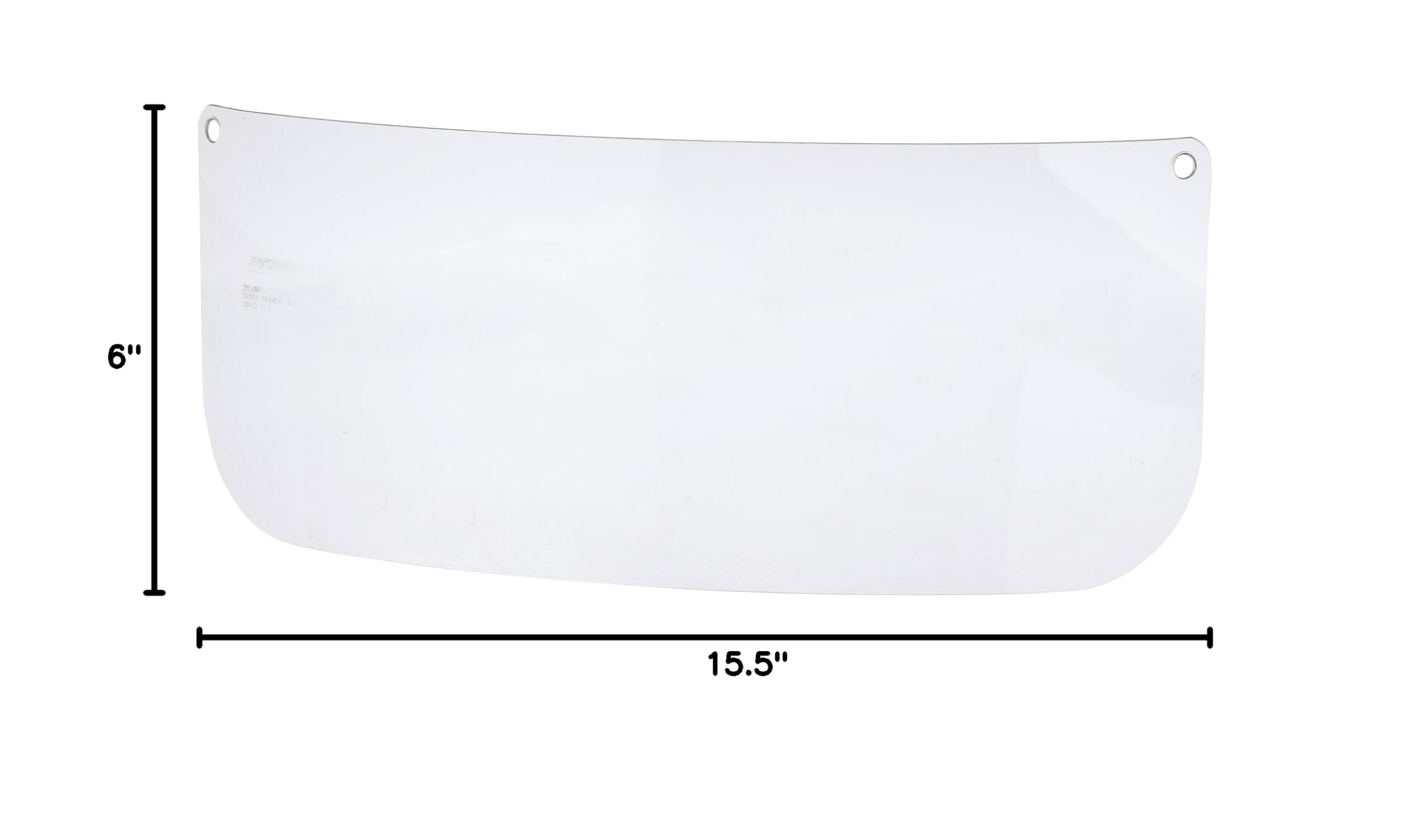 Jackson Safety C10 Bump Cap Faceshield - Clear PETG Unbound Window (Case of 36) - 28963 - Ideal for Construction, Manufacturing & Industrial Safety Protection