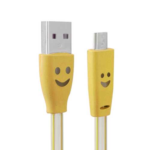 1.0M USB 2.0 to Micro USB Charging Cable with LED Light - Fast Data Sync & Charging Cord for Android Phones, Tablets - Perfect for Home, Office & Travel Use