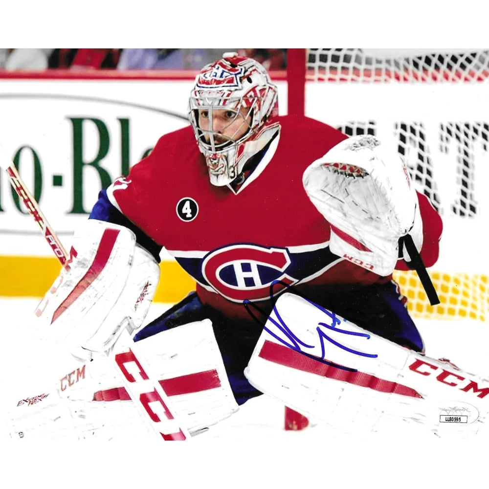 Carey Price Autographed 8x10 Photo with JSA COA - Signed Montreal Canadiens NHL Hockey Goalie Memorabilia - Perfect for Sports Collectors, Man Cave Decor, and Hockey Fan Gifts