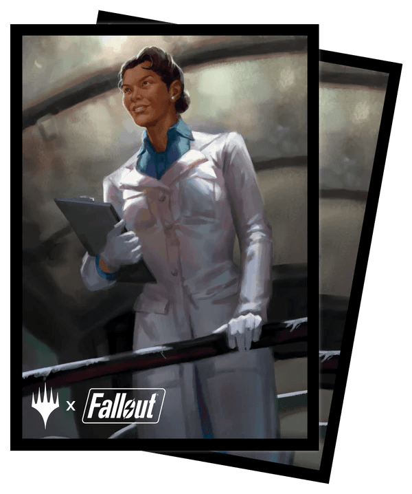 Fallout® Dr. Madison Li Magic: The Gathering Deck Protector Sleeves (100 Count) - Premium Card Protectors for Collectible Trading Card Games, Perfect for MTG Tournaments and Gaming Sessions