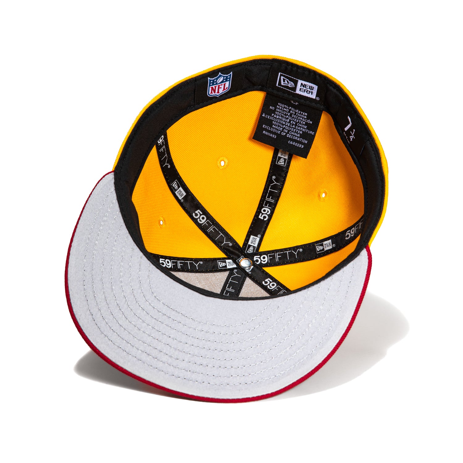 New Era 59Fifty Arizona Cardinals Snapback Hat - Gold & Cardinal Red Official NFL Team Cap for Men & Women | Perfect for Game Day, Sports Events & Casual Wear