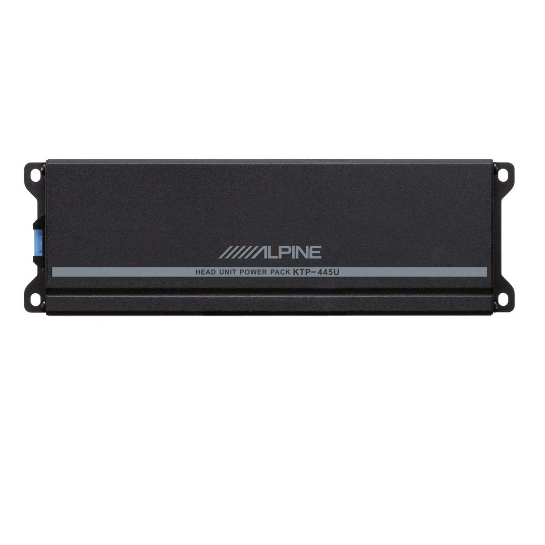Alpine KTP 445U 4-Channel 180W Universal Car Amplifier - Power Pack for Enhanced Car Audio System | Perfect for Upgrading Vehicle Sound Quality & Bass Performance