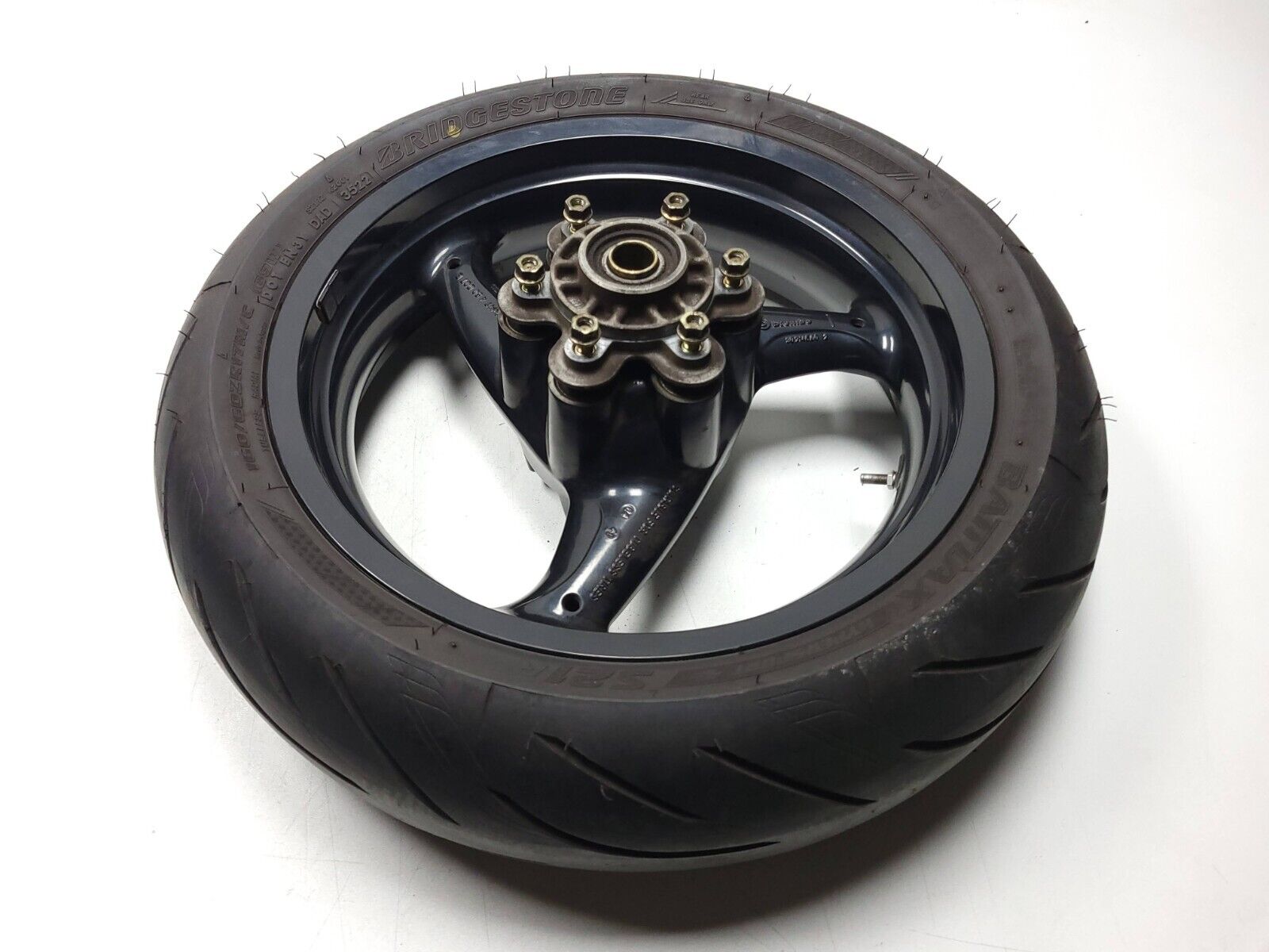 Original Ducati Monster M600 M620 Front & Rear Wheel Set R17 Pair - OEM Replacement Parts for Motorcycle Repair & Custom Builds - Perfect for Racing, Street Riding & Bike Restoration Projects