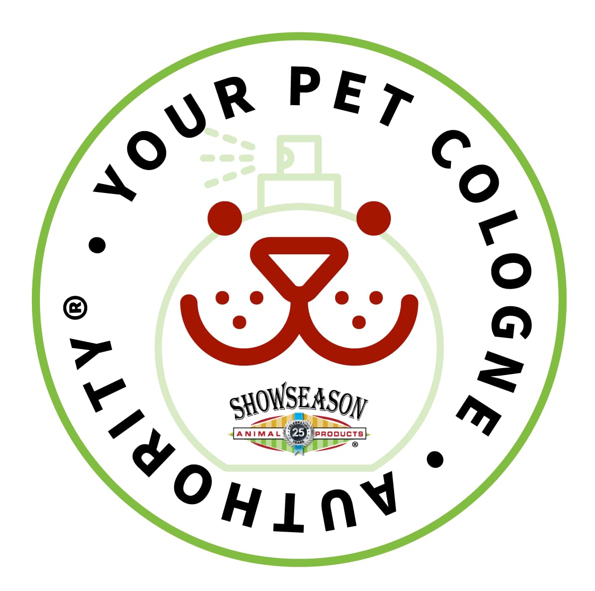Showseason® White Chocolate Dog Cologne 2.5 oz - Travel Size Long-Lasting Dog Perfume & Deodorizing Spray - Made in USA - Perfect for Grooming, Travel & Special Occasions