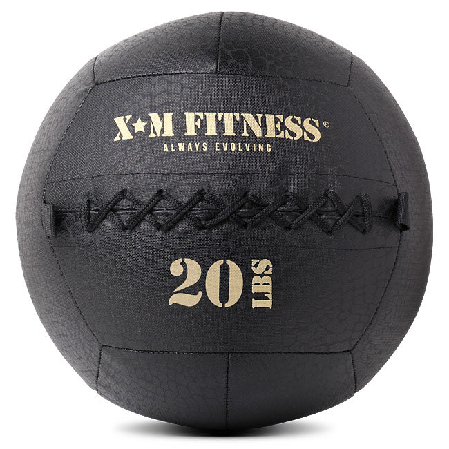 XM FITNESS 20lbs Medicine Ball for CrossFit, Strength Training & Gym Workouts - Perfect for Wall Ball Exercises, Slam Balls & Functional Fitness Training