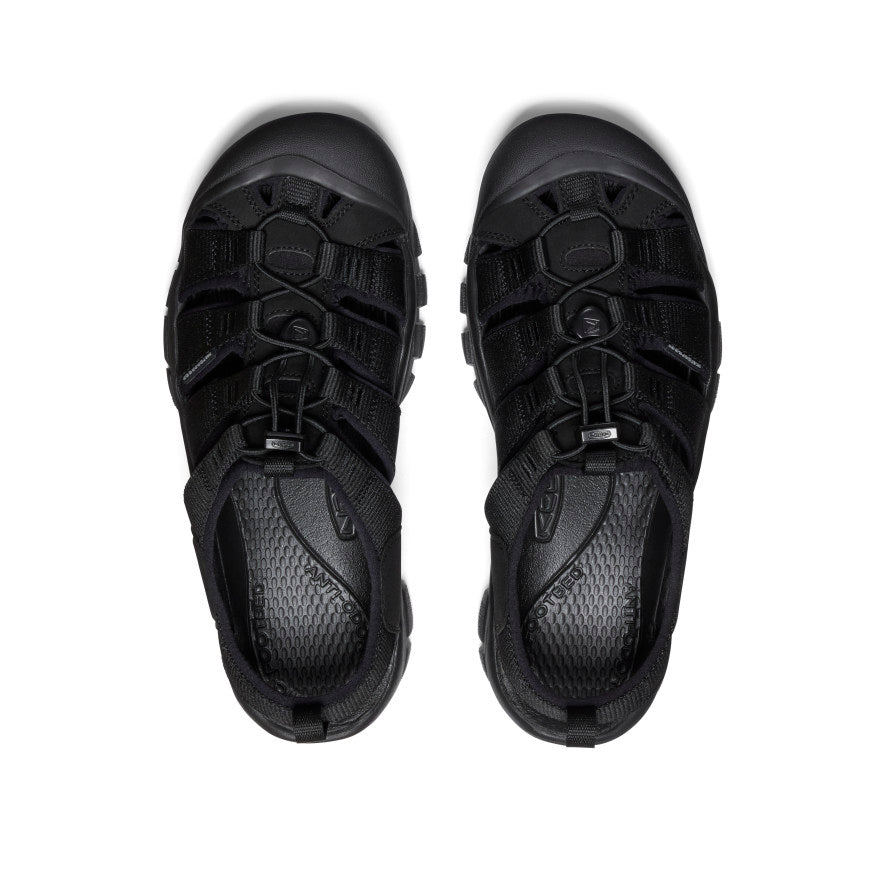 Newport H2 Triple Black Sandals for Women - Comfortable Waterproof Beach & Outdoor Walking Shoes