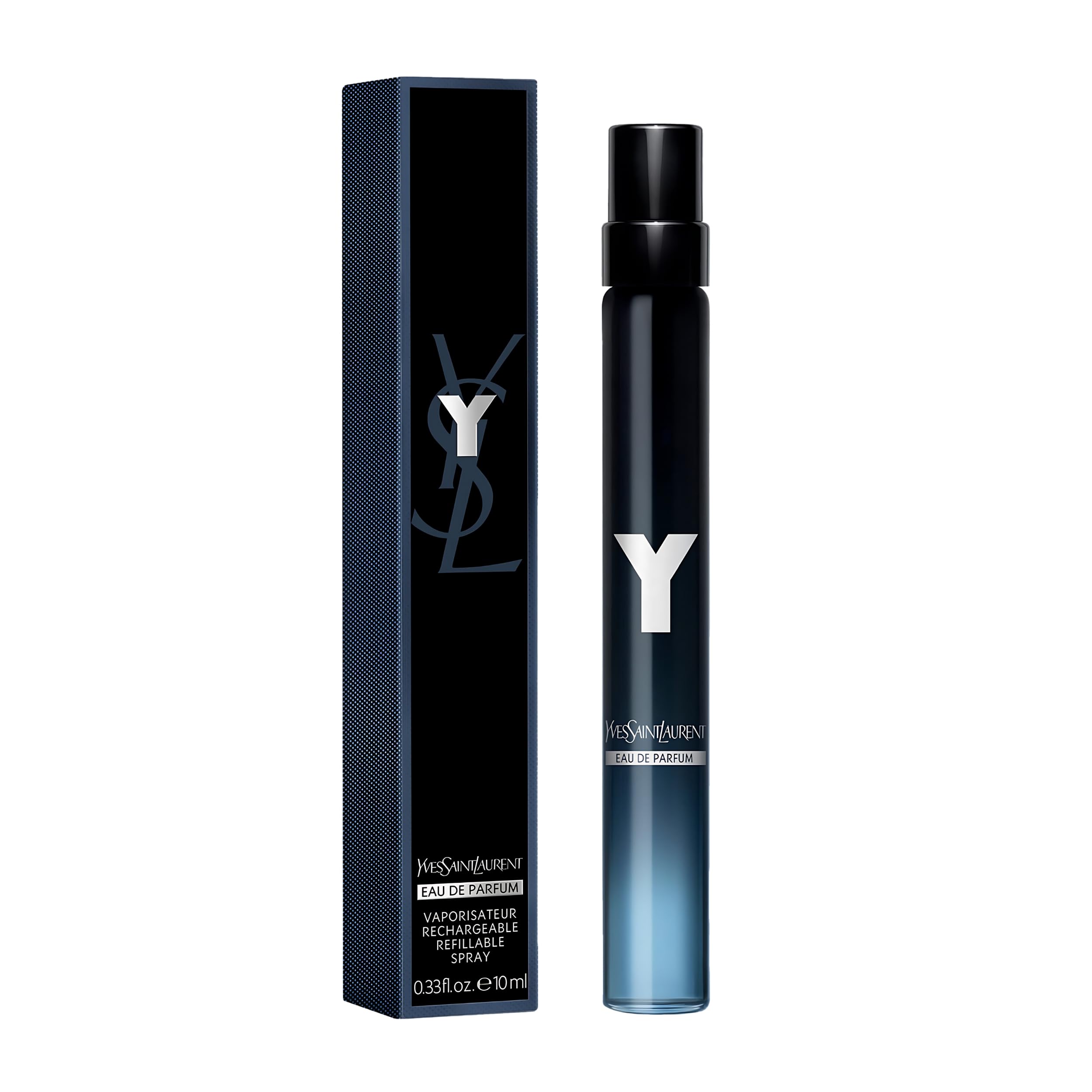 Yves Saint Laurent Y for Men Eau de Parfum Spray - 0.33 Fl Oz/10 ml | Fresh & Masculine Cologne for Day & Night Wear, Office & Date Nights