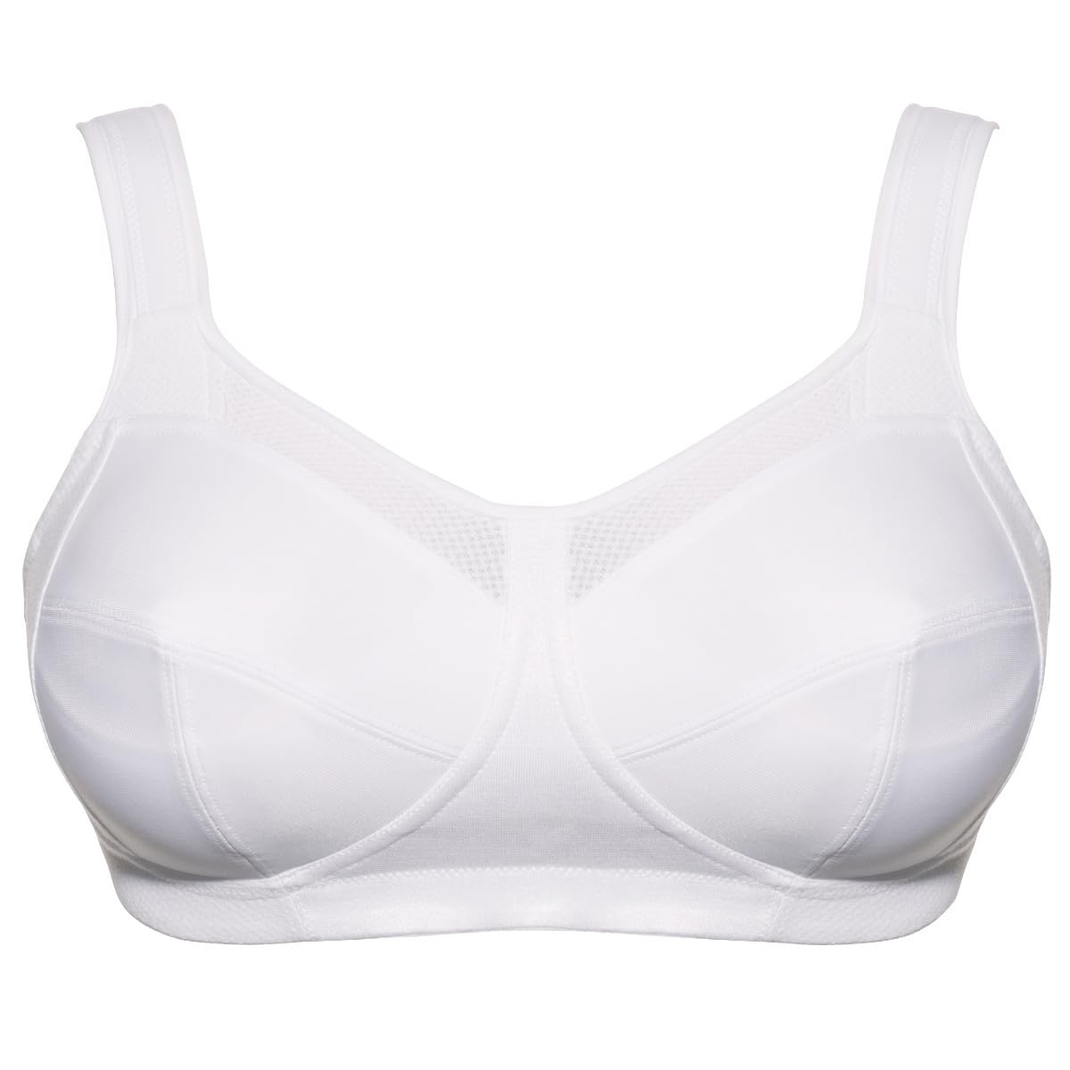 Ulla Kate Women's Non-Wired Plus Size Sports Bra 6028 - Supportive Wireless Bra for Large Bust (32-56 D-N) - Perfect for Yoga, Running & High-Impact Workouts