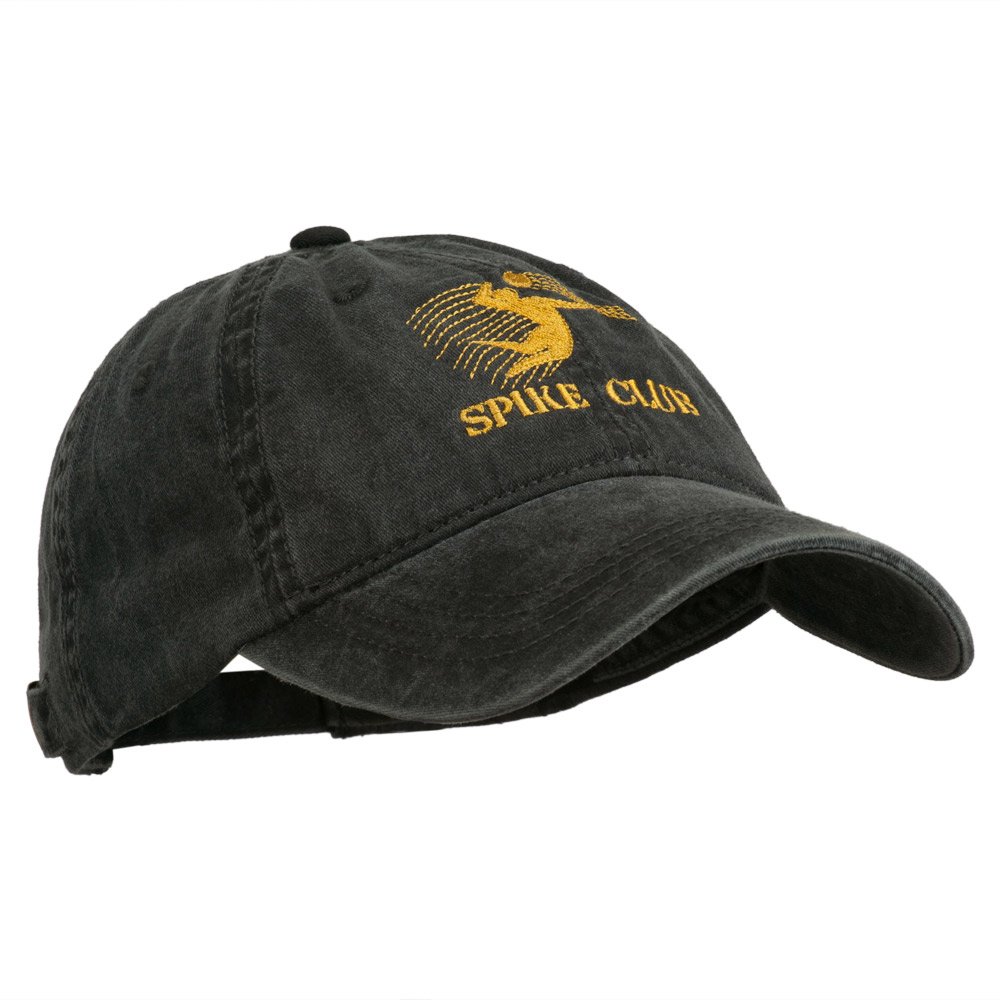 Spike Club Men's Volleyball Embroidered Washed Baseball Cap - Perfect for Volleyball Games, Training & Outdoor Sports