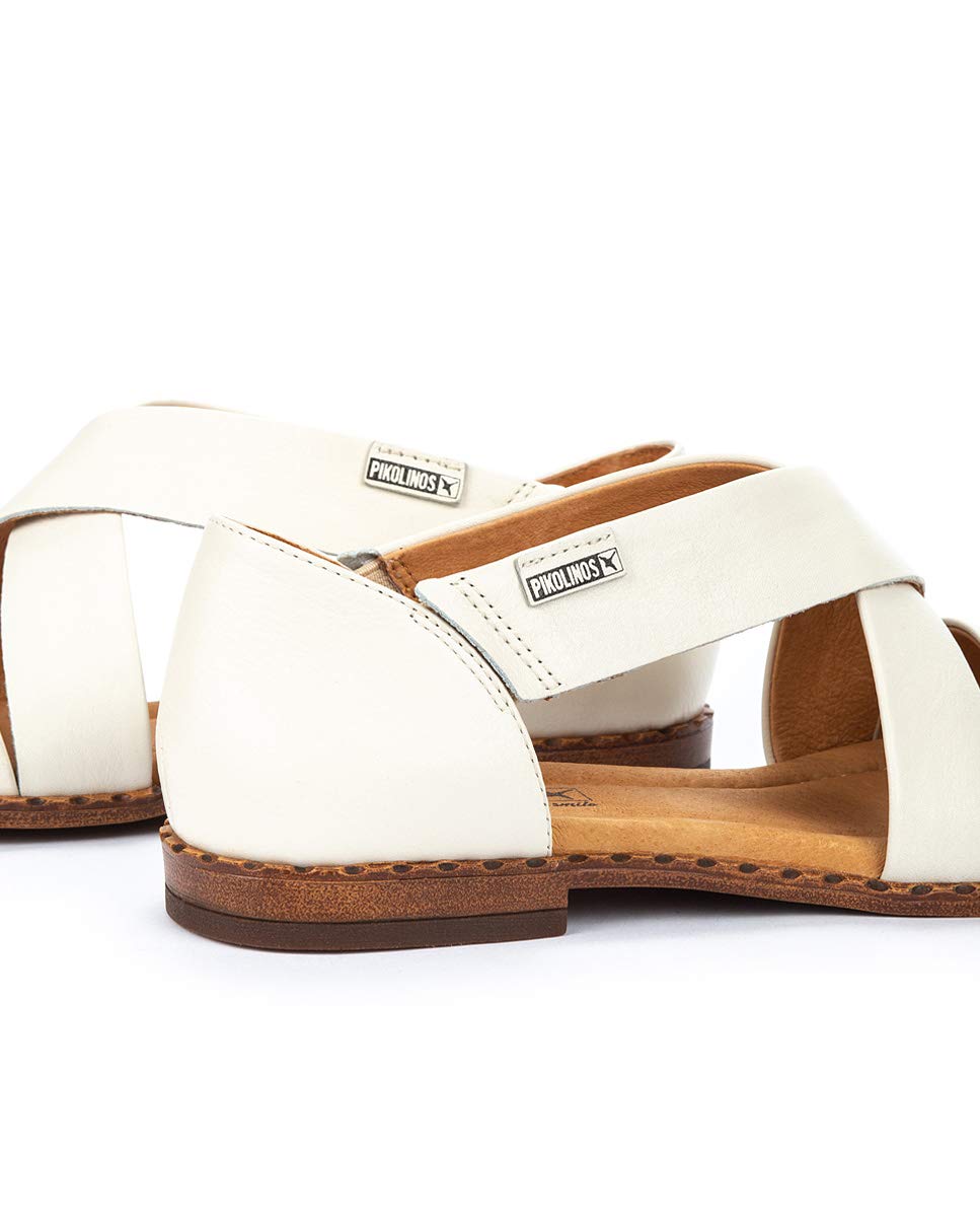 PIKOLINOS Women's Leather Flat Sandals - Algar Style | Comfortable & Stylish for Beach, Travel & Casual Wear